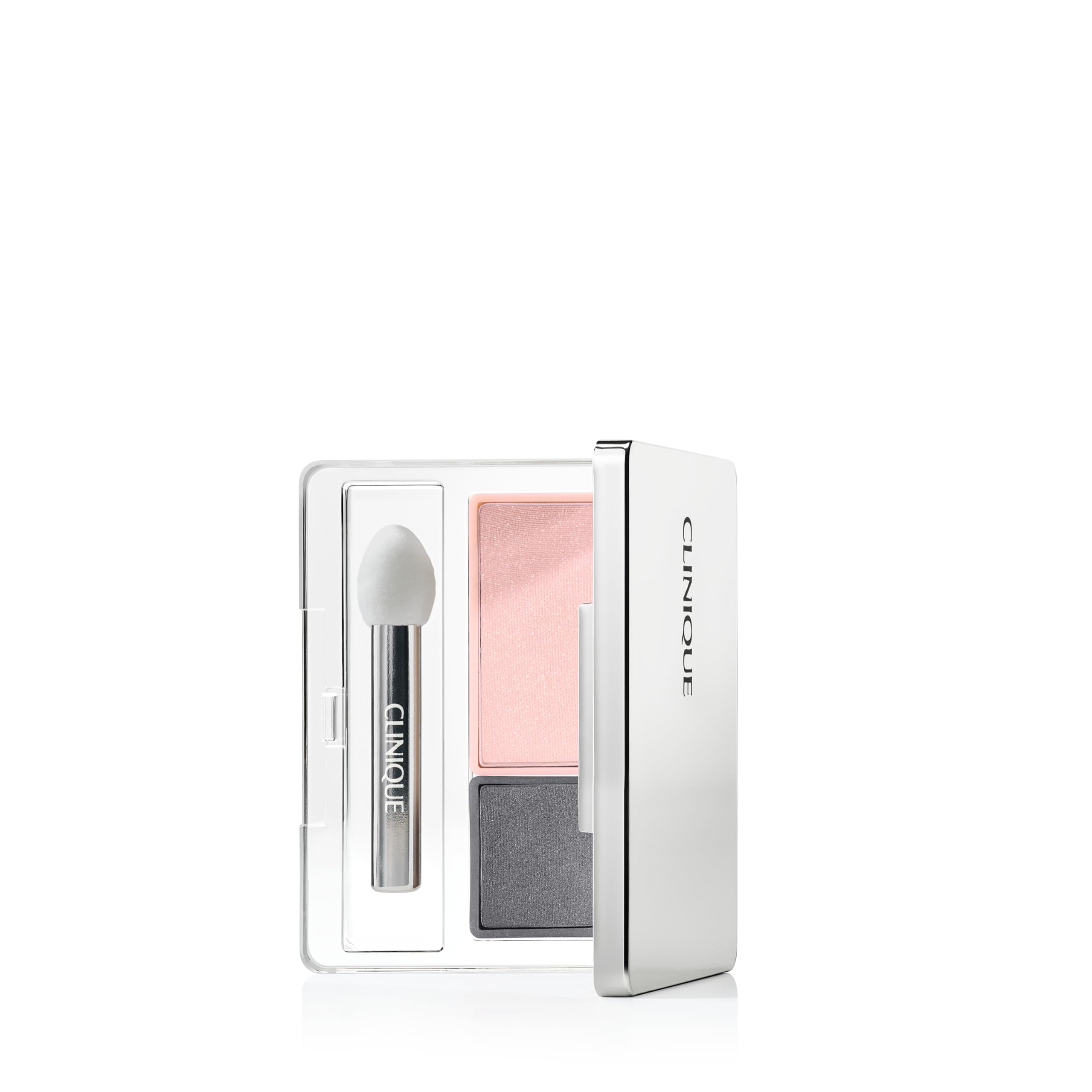 Clinique All About Shadow Duo Eye Shadow Makeup | Safe For Sensitive Eyes, Uptown/Downtown