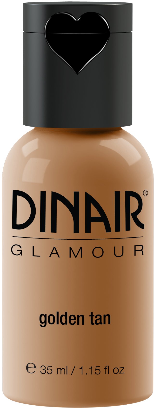35 Ml (1.15 Fl Oz.), Golden Tan : Dinair Airbrush Makeup Foundation | Golden Tan | Glamour: Natural, Light Coverage, Matte 1.15 