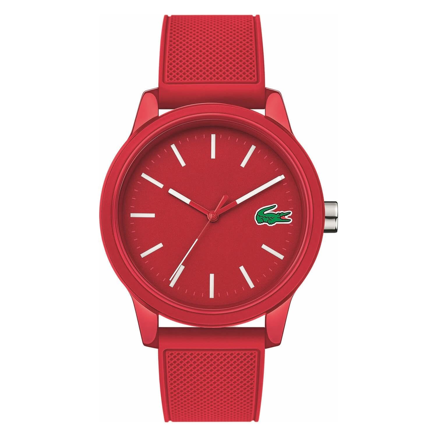 Lacoste L.12.12 Analog Red Round Dial MenS Watch  2010988