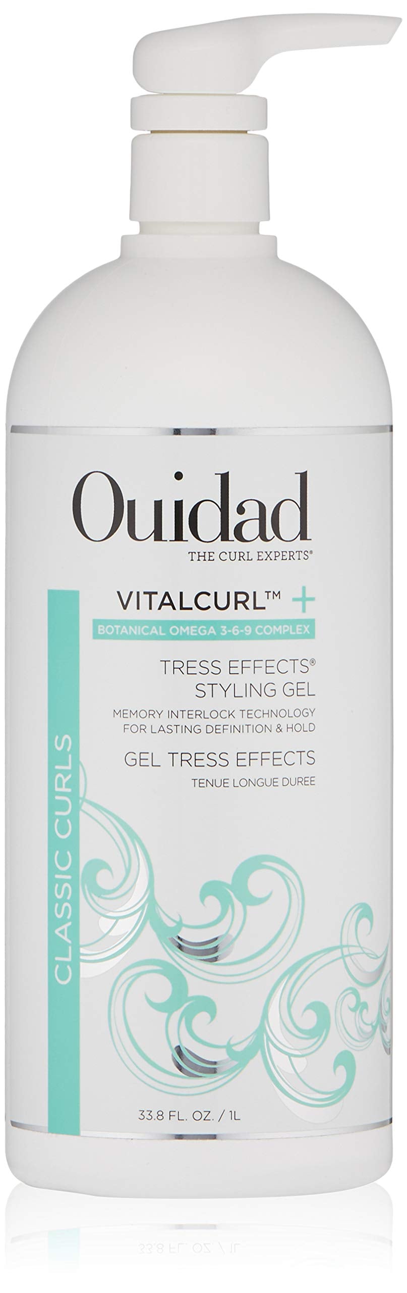 Ouidad Vitalcurl+ Tress Effects Styling Gel, 33.8 Fl Oz