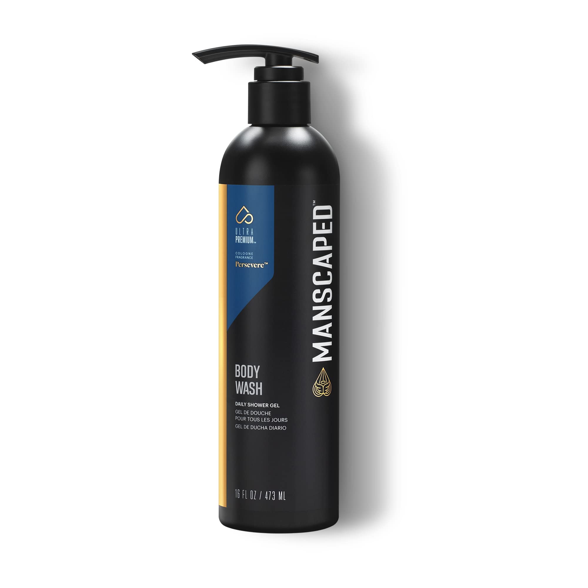Manscaped Mens Ultrapremium Persevere Body Wash, Luxurious Clean Formula Infused With Aloe Vera And Sea Salt, Refreshing And Nou