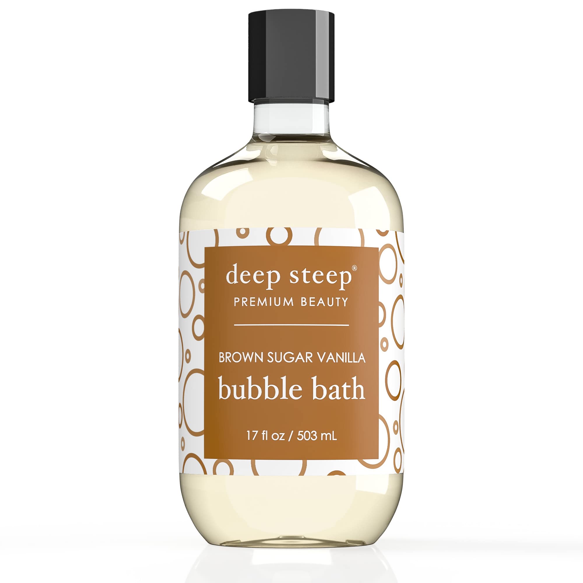 Deep Steep Bubble Bath, 17 Oz (Brown Sugar Vanilla)