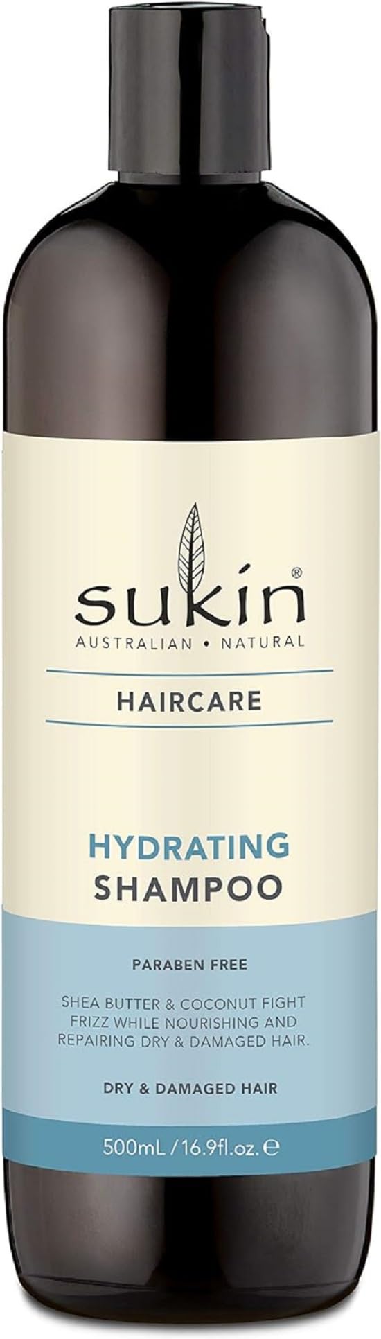 Sukin Coconut Scent Hydrating Shampoo, Parabens Free, 16.9 Fluid Ounces (Pack Of 1)