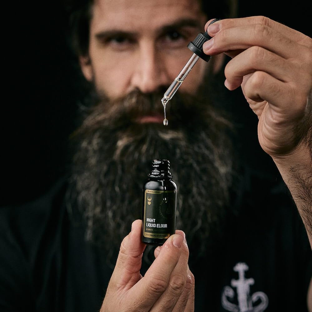 The Beard Struggle - Day Liquid Tonic Beard Oil - Gold Collection, Hoenir'S Poem - Beard Oil For Men - Moisturize, Softens Hair,