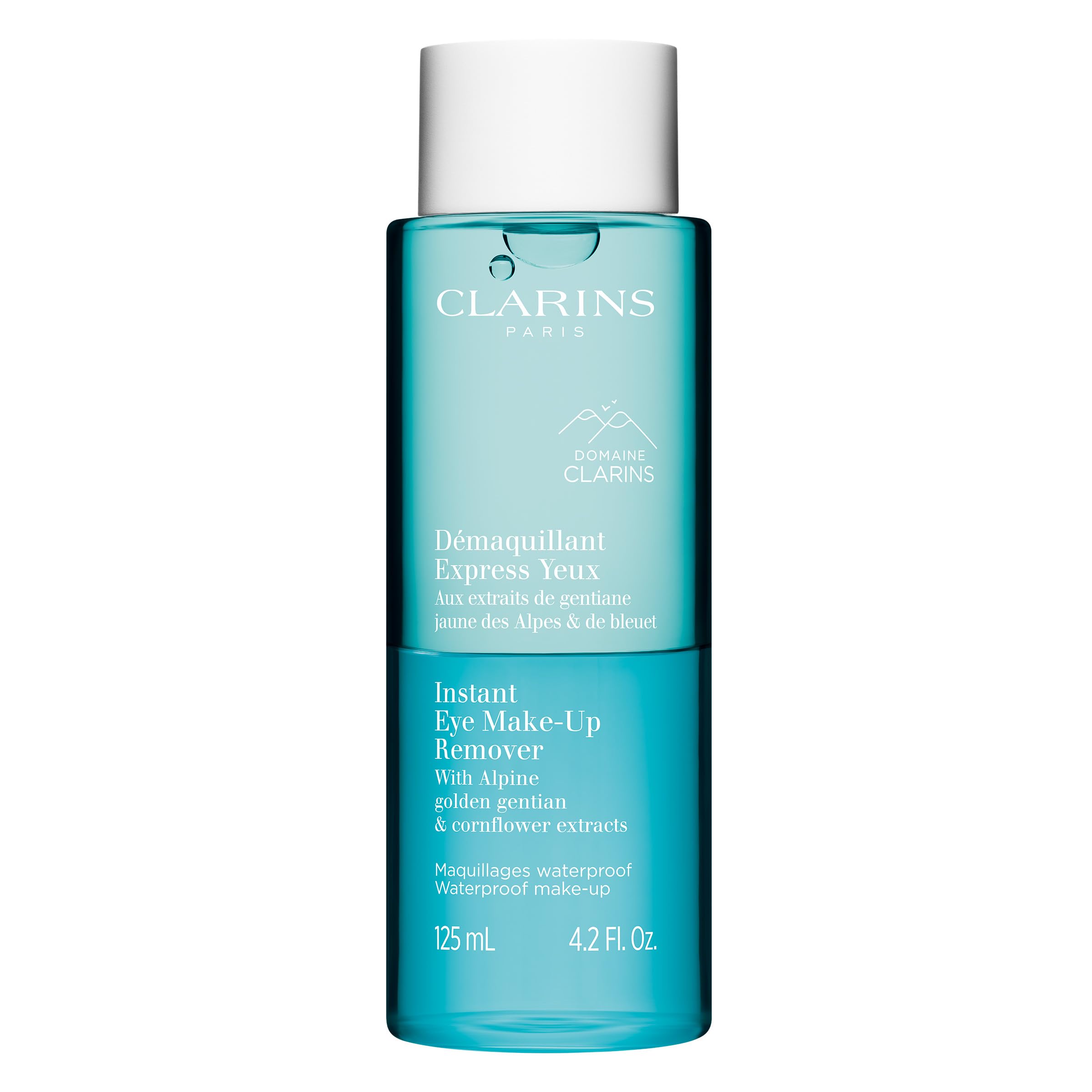 Clarins New Instant Eye Make-Up Remover | Bi-Phase Remover For Heavy And Waterproof Eye Make-Up | Cleanses, Softens, Hydrates |