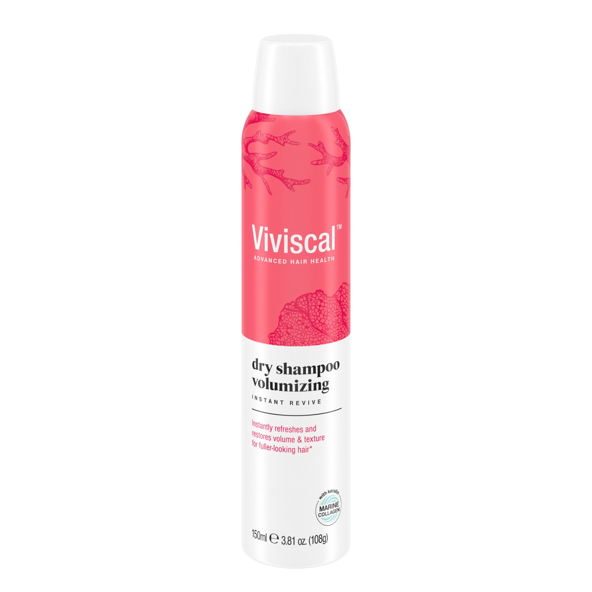 Viviscal Volumizing Dry Shampoo, Refresh Hair And Absorb Oil Between Washes, Waterless Shampoo For Added Hair Texture And Body,