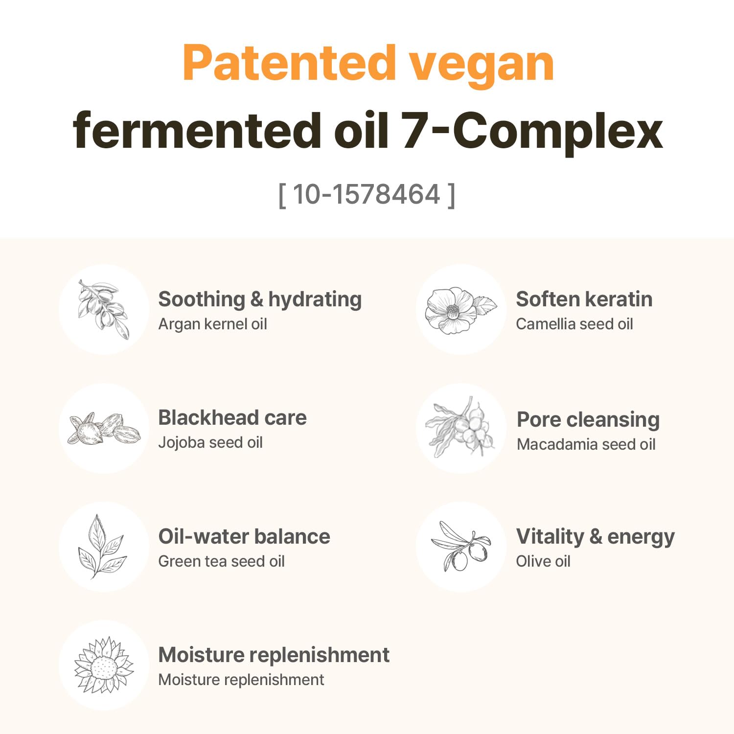 COSNORI Micro Active Cleansing Oil - Korean Vegan Facial Cleansing Oil, Fresh and Light Finish - Gentle Makeup Remover for Face,