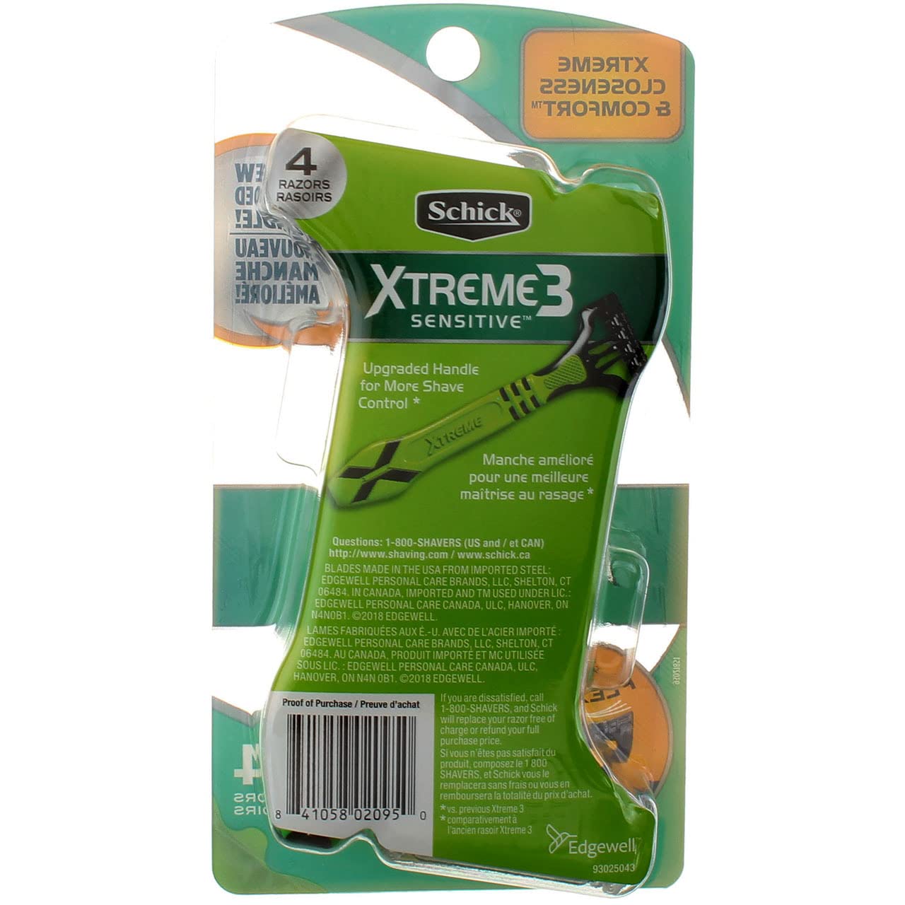 Schick Xtreme 3 Men Sensitive (Pack Of 2)
