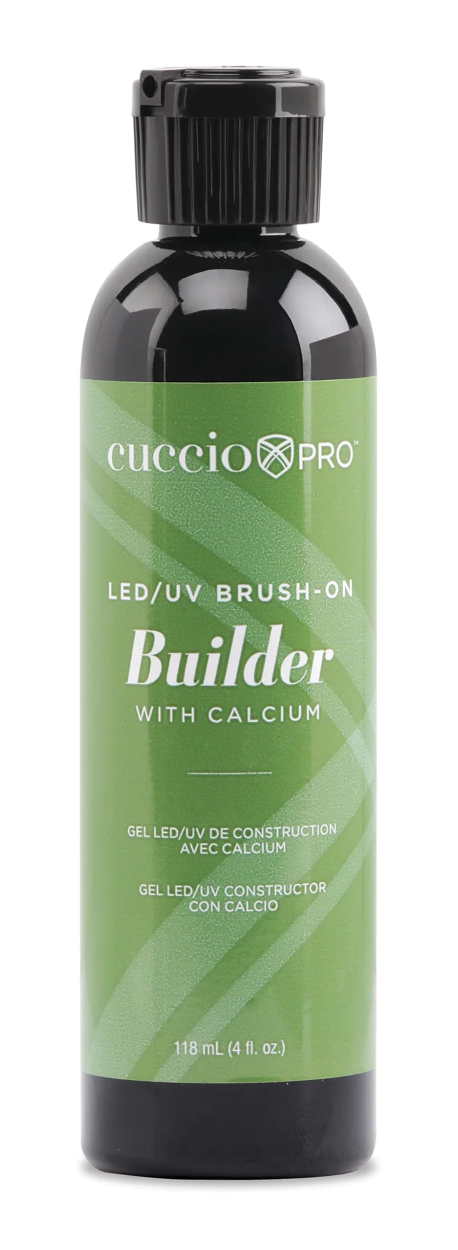 Cuccio Pro BrushOn Builder Gel with Calcium  LED and UV SelfLeveling Formula  SoakOff Gel with Hard Gel Strength  ChipRes