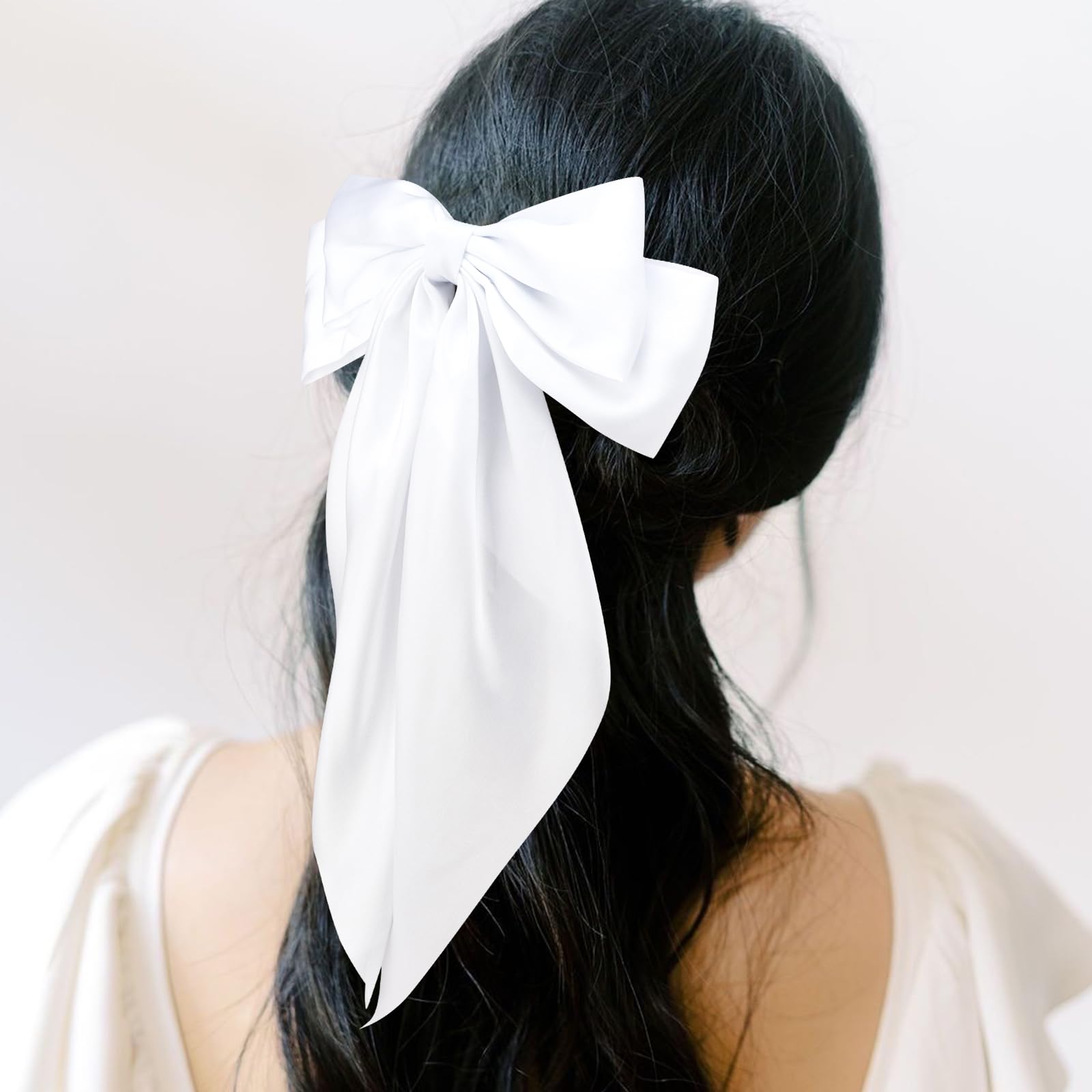 Canitor Hair Bows for Women Barrettes Clip Large Ribbon Cute Preppy Teenager Tween Teen Girl Gifts Trendy Stuff Aesthetic Coquet
