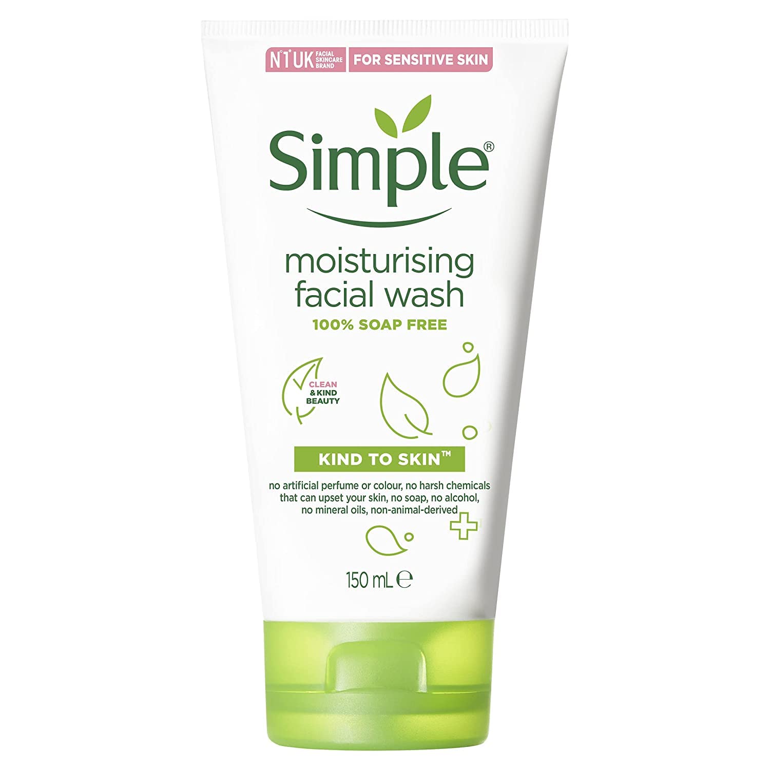 Simple Moisturizing Facial Wash Non-Drying 5 FL OZ