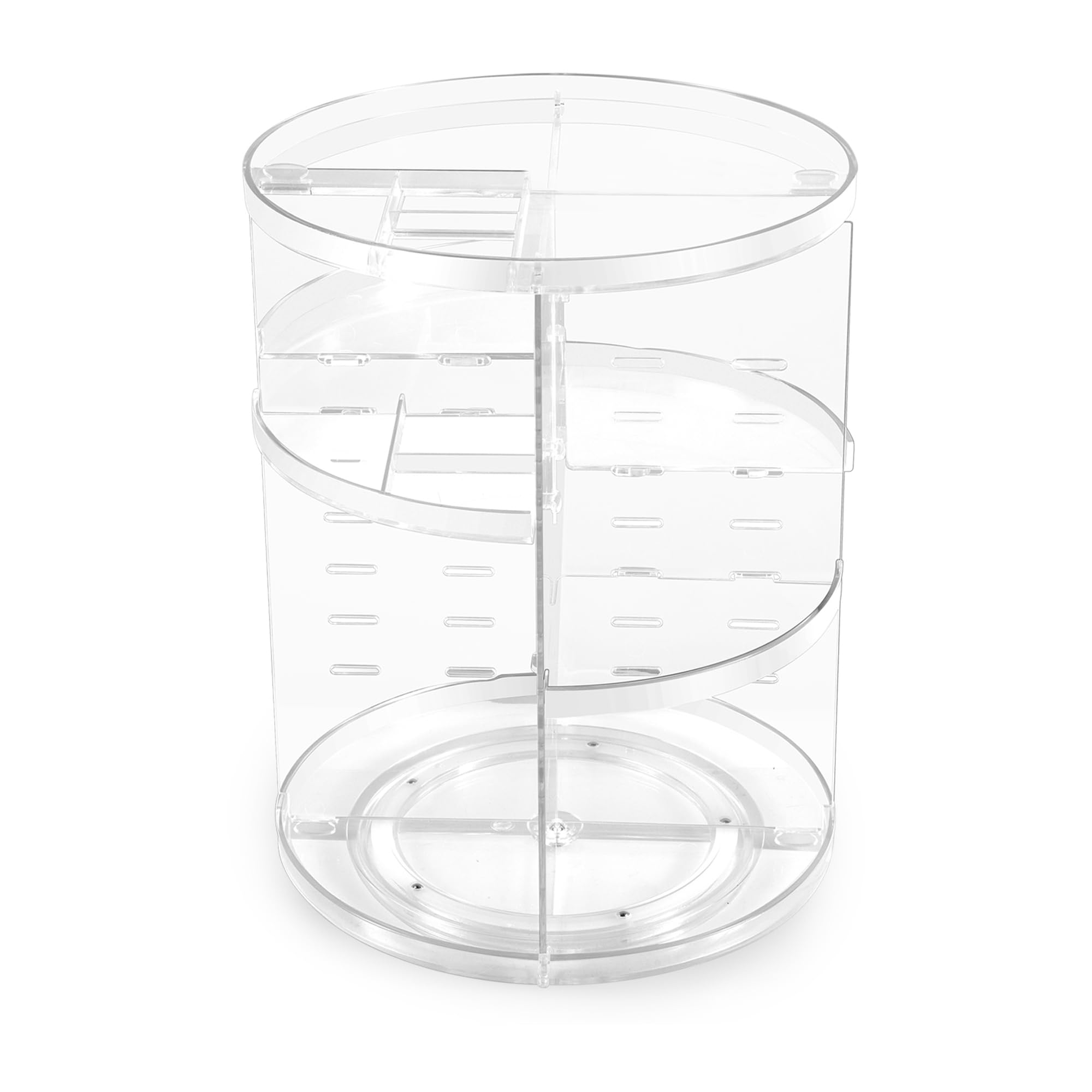 Coyaho 360 Rotating Makeup Organizer, Spinning Bathroom Organizer Countertop, Cosmetic Holder Shelf, Make Up Organizers And Stor