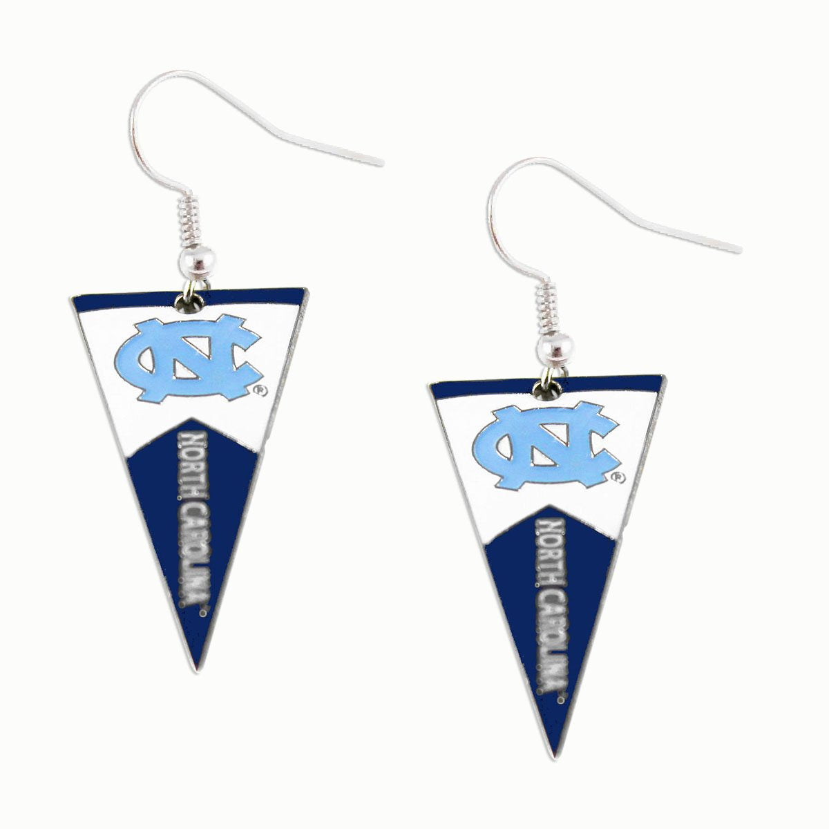Aminco NCAA North Carolina Tar Heels Pennant Earrings