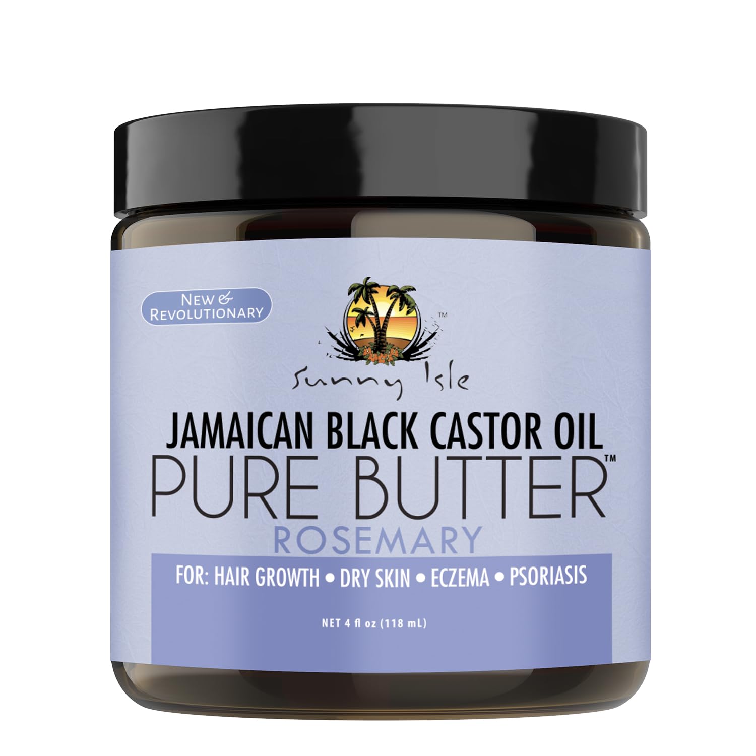 Sunny Isle Rosemary Jamaican Black Castor Oil Pure Butter 4oz