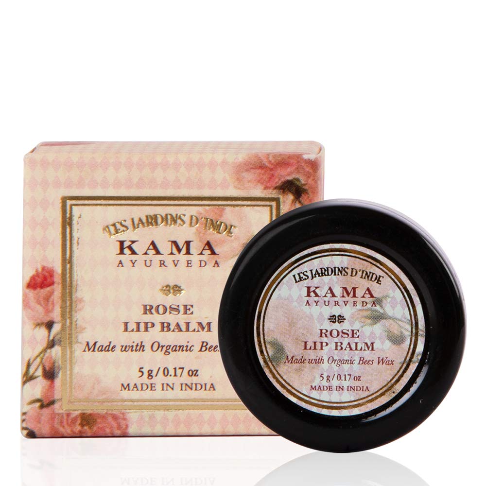 Kama Ayurveda Rose Lip Balm, 5g