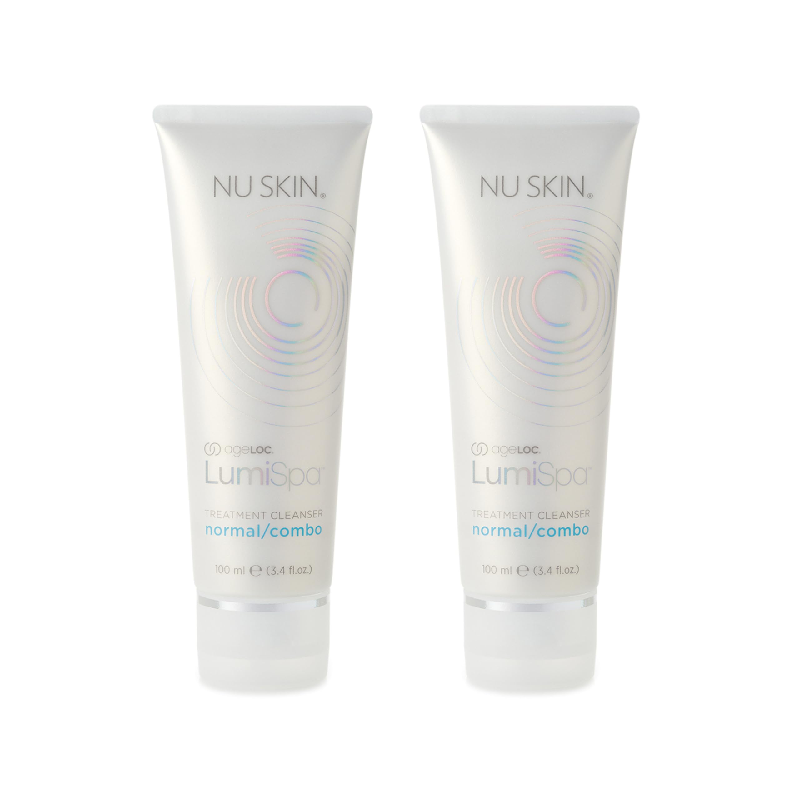 Nu Skin ageLOC LumiSpa Cleanser (Normal/Combo) 2-Pack - Precisely Formulated for LumiSpas Proprietary Treatment Head - Enhanced