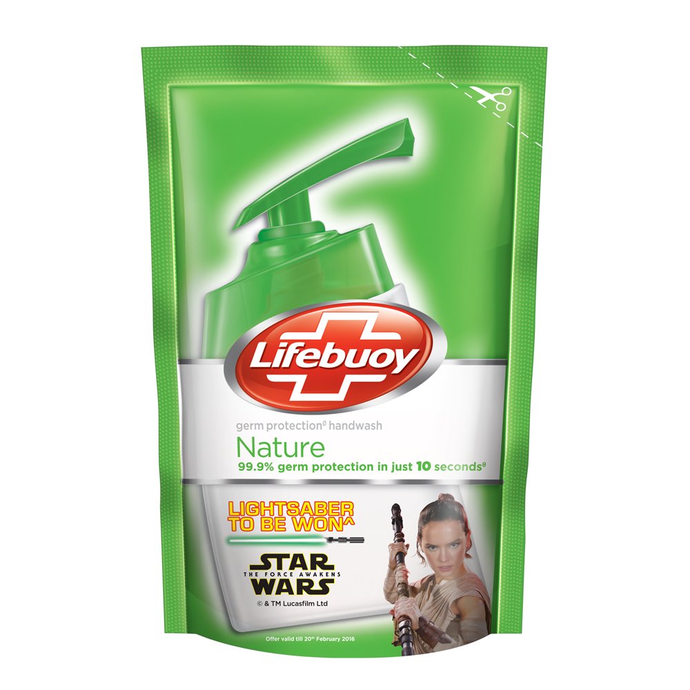 Lifebuoy Handwash Nature  185 Ml (Star Wars Pack)