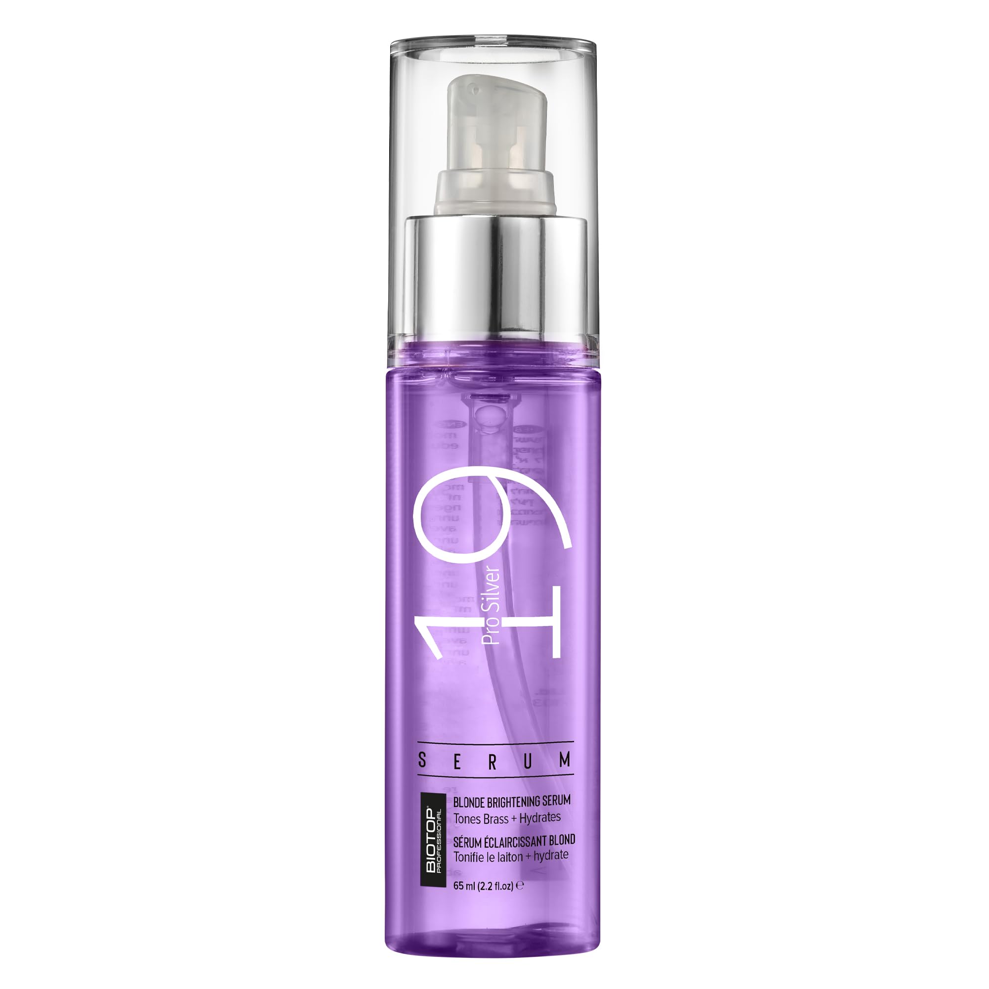 Biotop Professional 19 Pro Silver Hair Oil - Heat Protection, Frizz Control & Split End Repair for Platinum Blonde Hair - Lightw