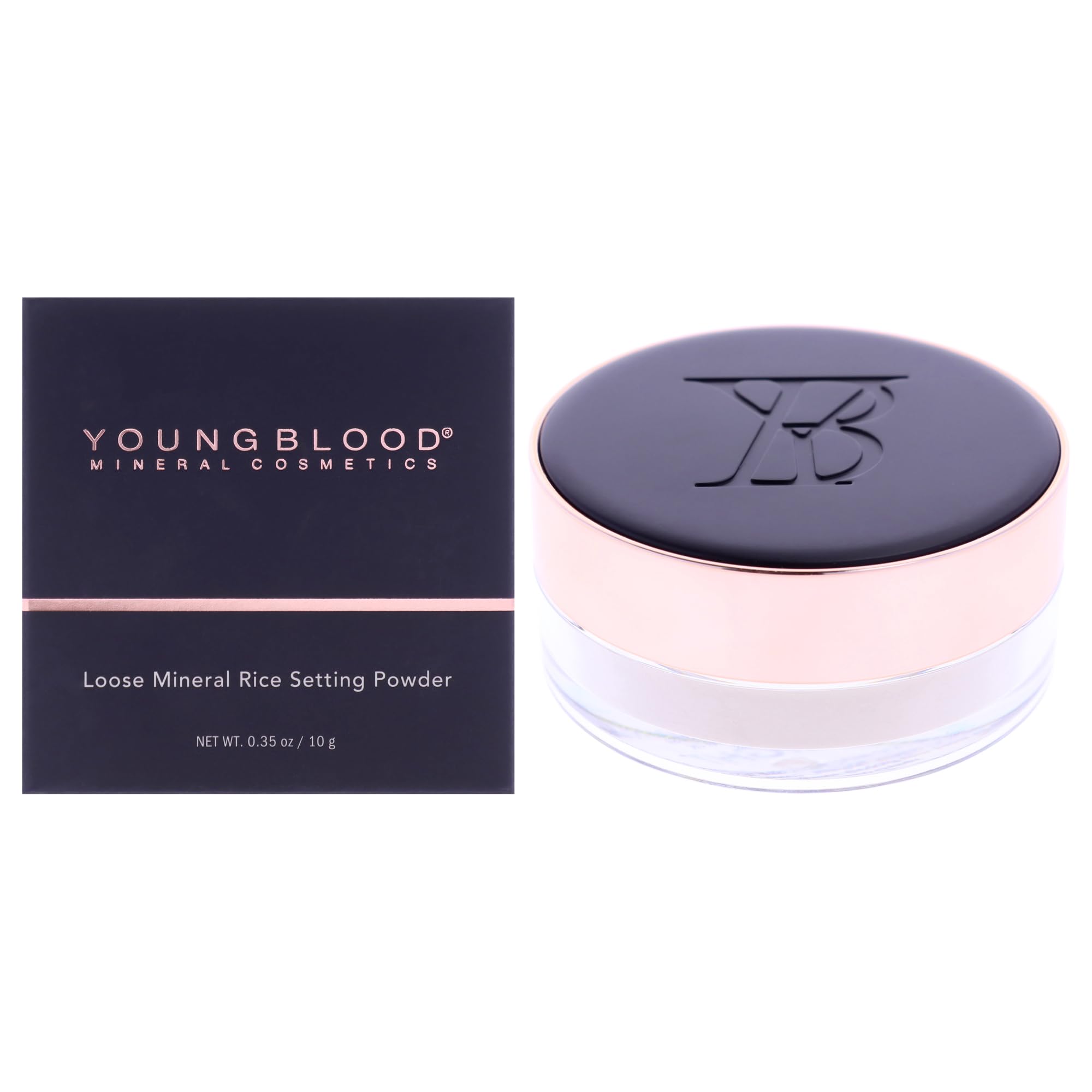Loose Mineral Rice Powder  Light by Youngblood for Women  0.35 oz Powder