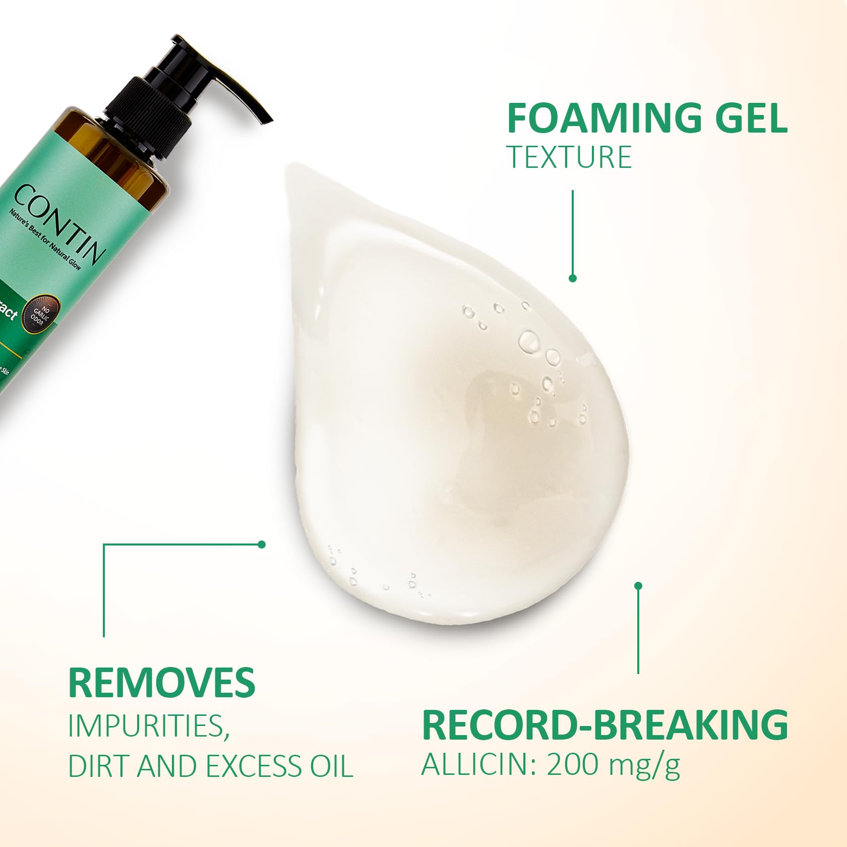 CONTIN Enzyme Plant Extract Face Wash Natural Pore Treatment for Sensitive Skin Gentle Facial Cleanser Skincare for Redness and