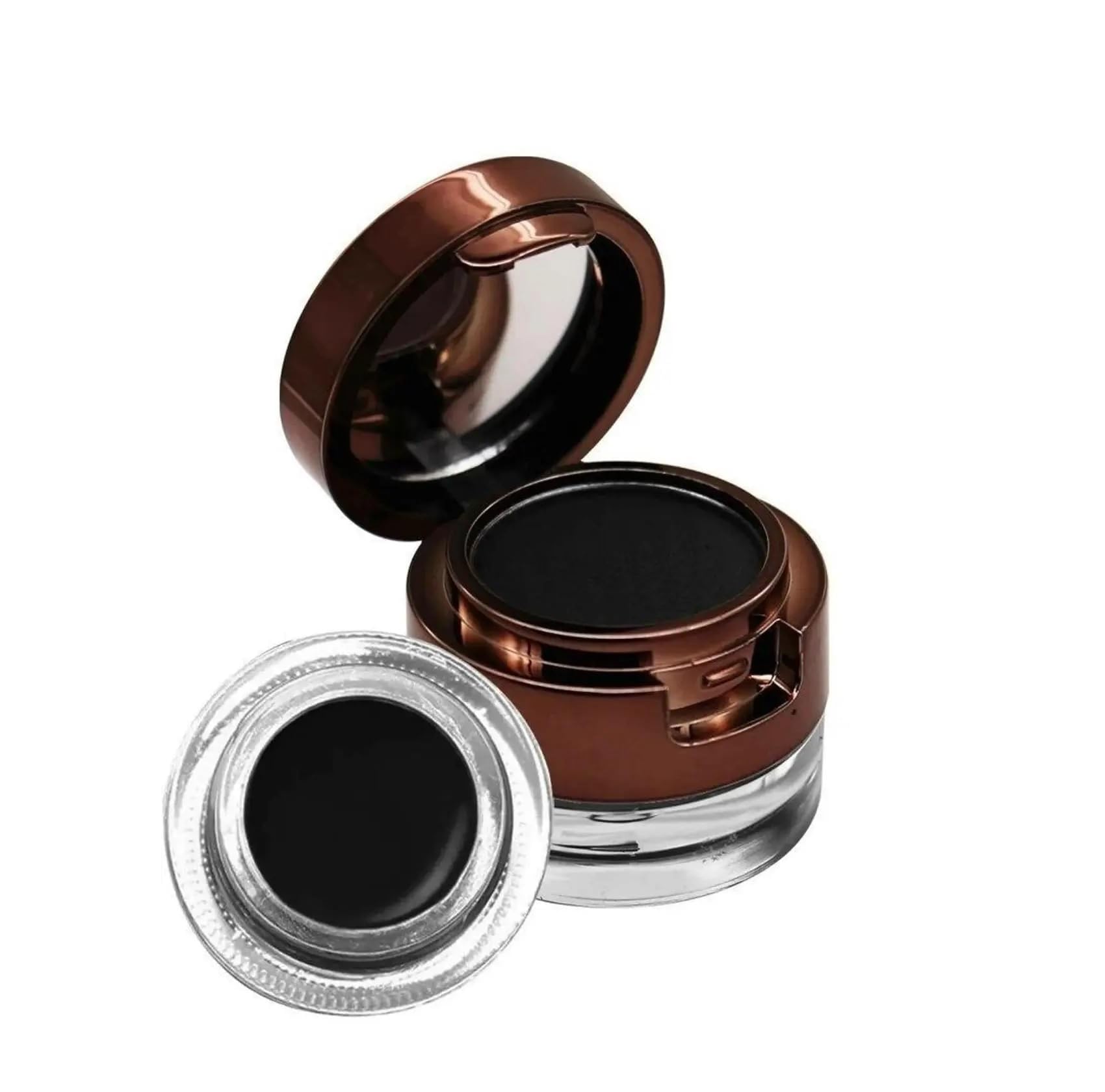 2In1 Gel Eyeliner Kajal Black & Matte Smudger Proof Kajal, 6G