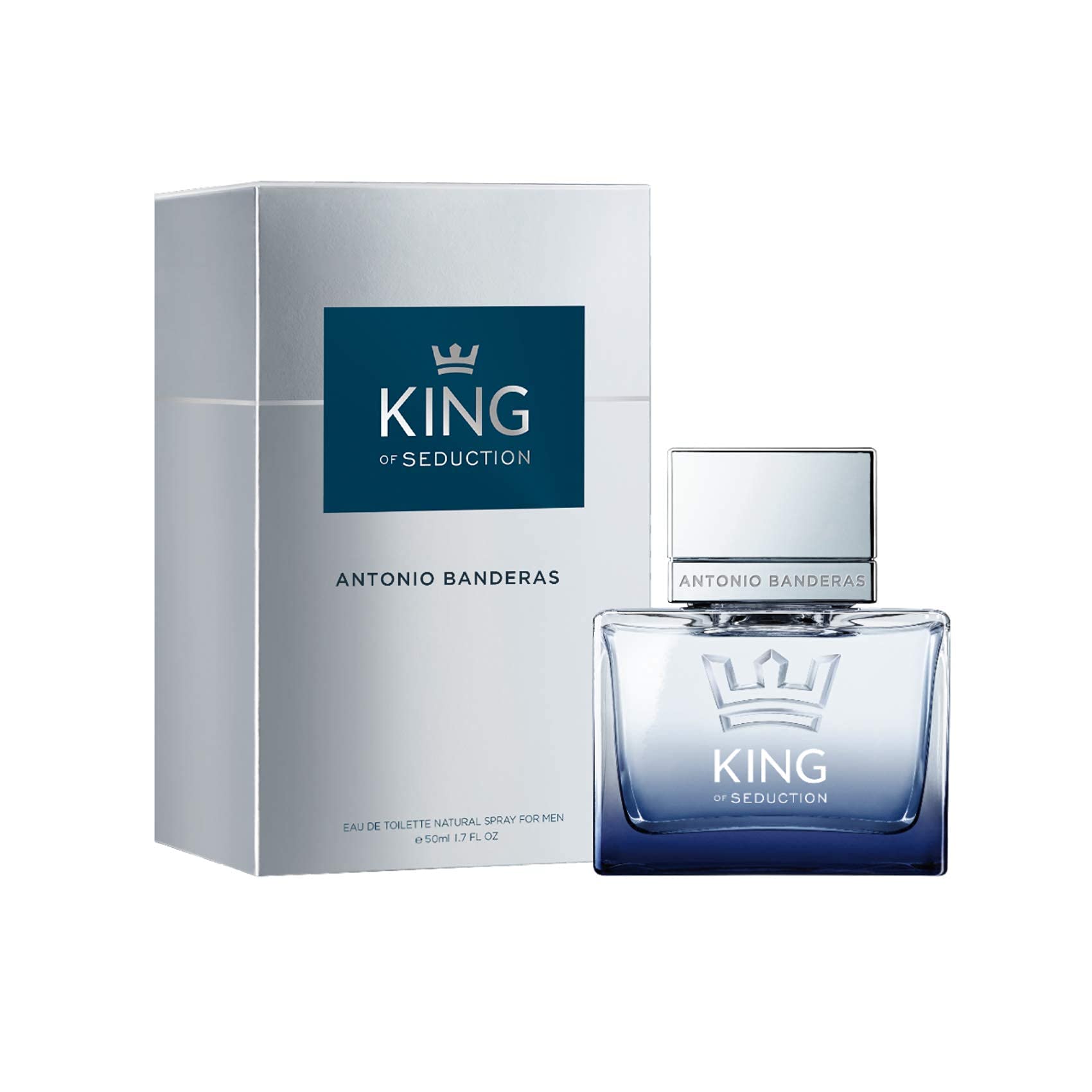 Banderas Antonio Perfumes - King of Seduction - Eau de Toilette for Men - Long Lasting - Masculine, Intense and Energetic Fragra