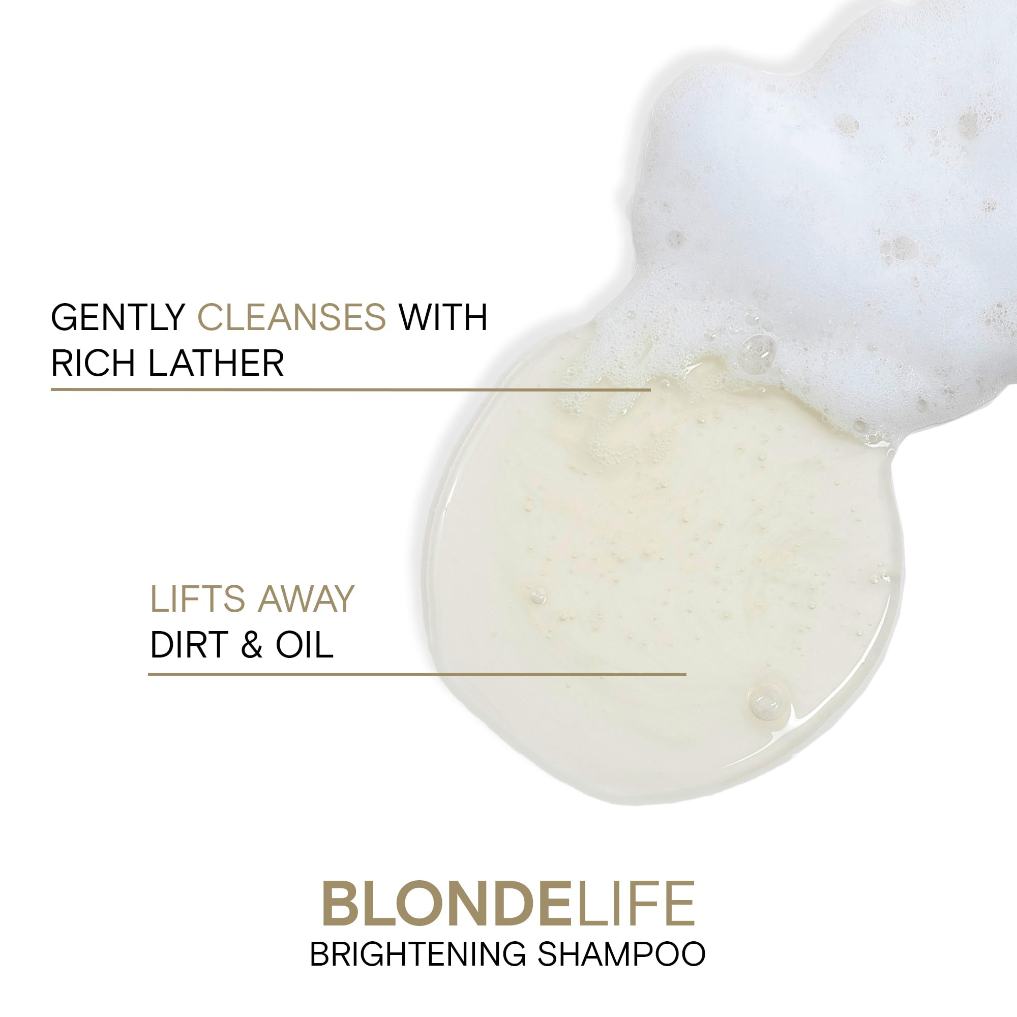 Joico Blonde Life Brightening Shampoo | For Blonde Hair | Add Softness & Smoothness | Sulfate Free | With Monoi & Tamanu Oil | 1