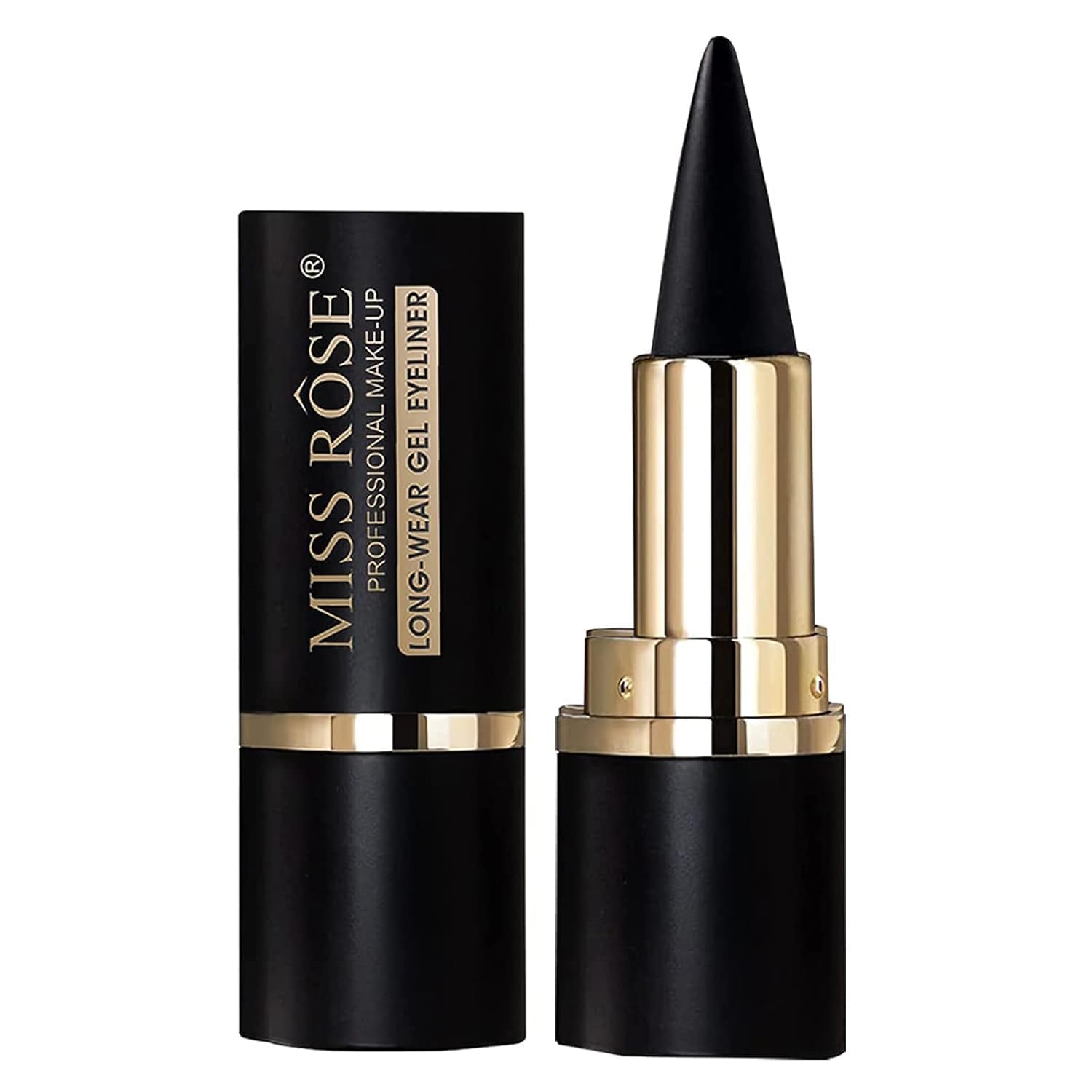 Nestwise Matte Quick Dry Eyeliner Pencil  Waterproof Smudge Resistant Gel Eye Liner For Long Lasting Eye Makeup (Black)