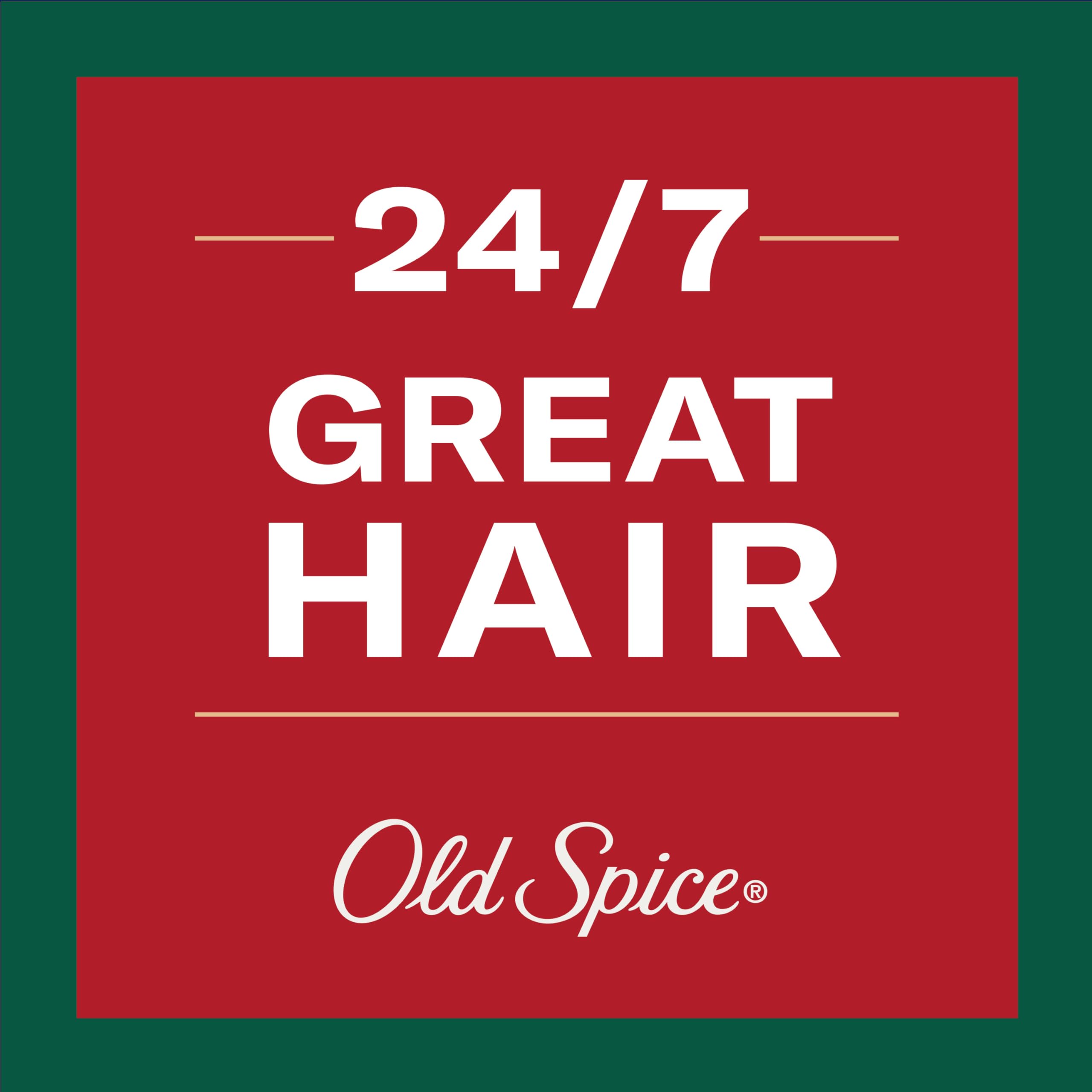 Old Spice No Crunch Crme, Hair Styling Crme for Men, Low Hold with Low Shine, 2.22 oz