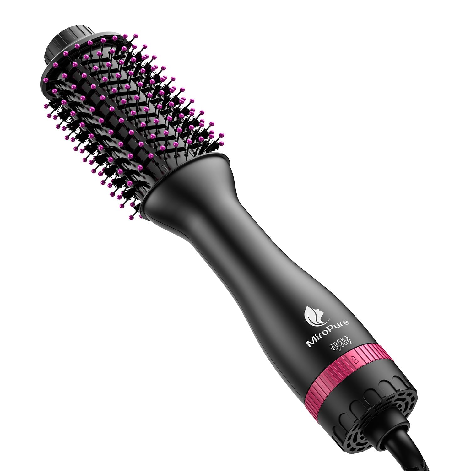 Hair Dryer Brush Blow Dryer Brush in One, MiroPure 4 in 1 Hair Dryer and Styler Volumizer with 4 Speed Temp Settings, Hot Air Br