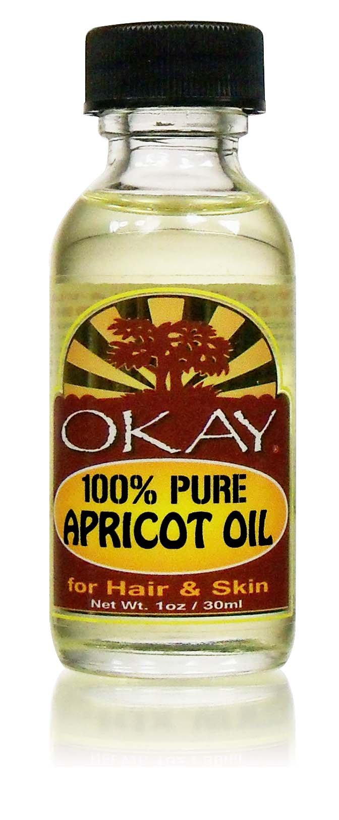 OKAY 100% PURE APRICOT OIL 1oz/30ml