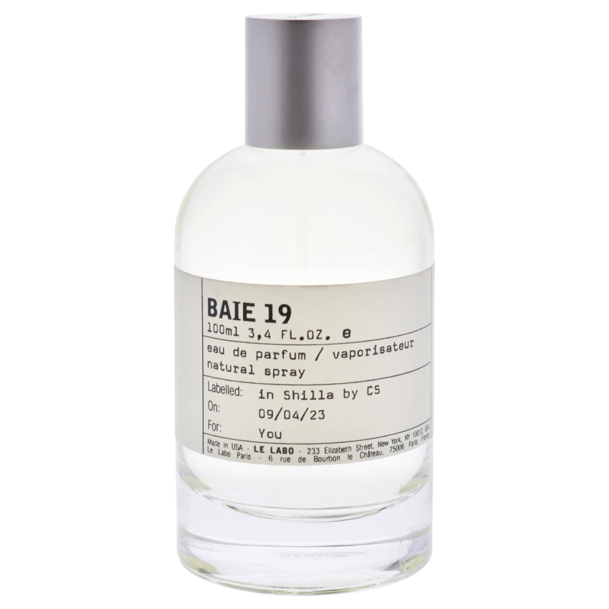 Baie 19 By Le Labo For Unisex - 3.4 Oz Edp Spray