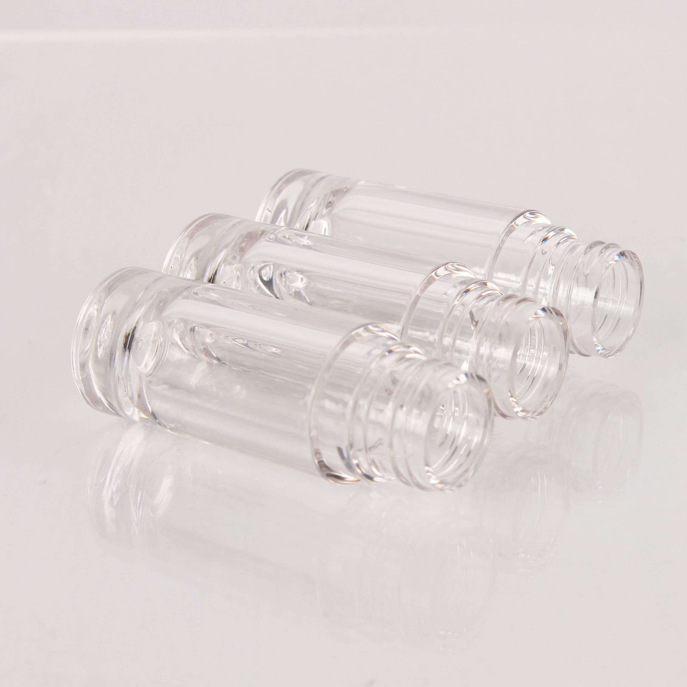 COSIDEA 14pcs Empty 6ml big doe foot wand lip gloss tubes for DIY lipgloss, White round lipgloss containers tubes with thick wan
