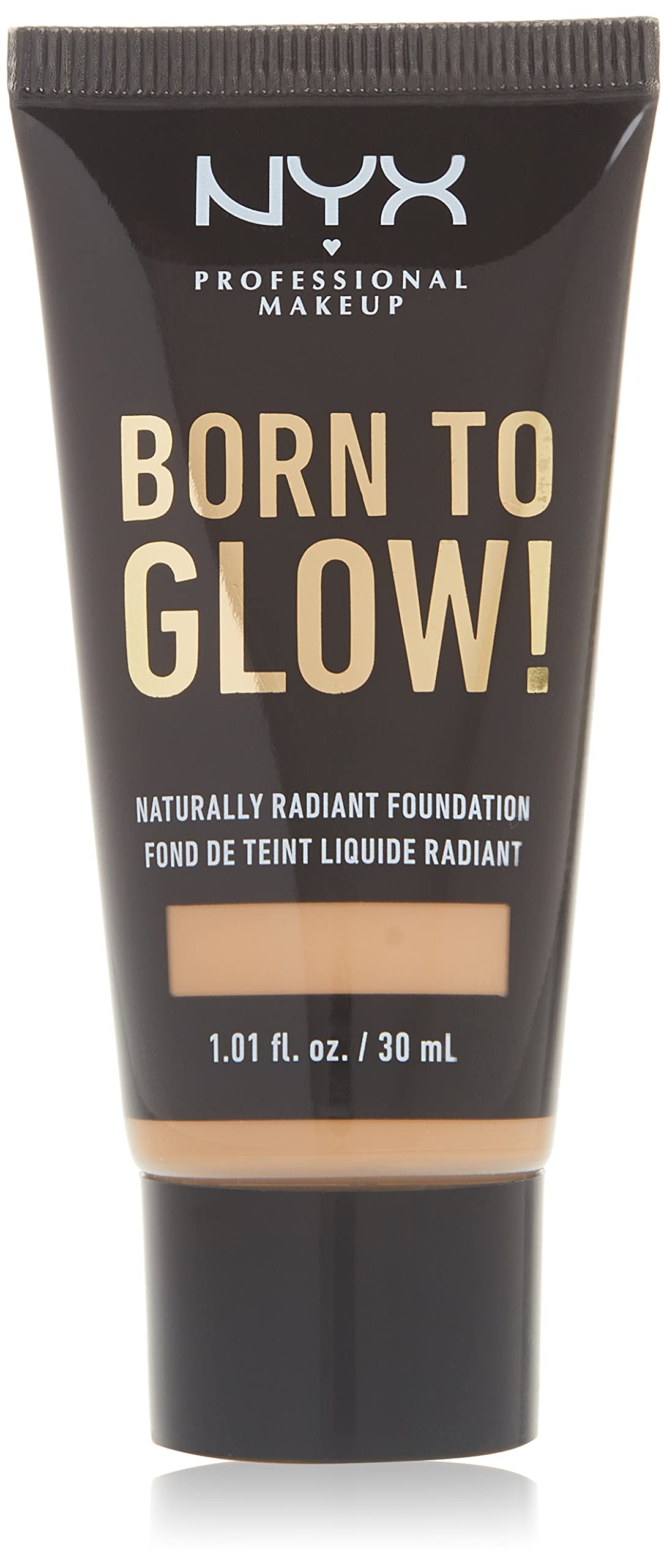 NYX PROFESSIONAL MAKEUP Born To glow Naturally Radiant Foundation, Medium coverage - Medium Olive