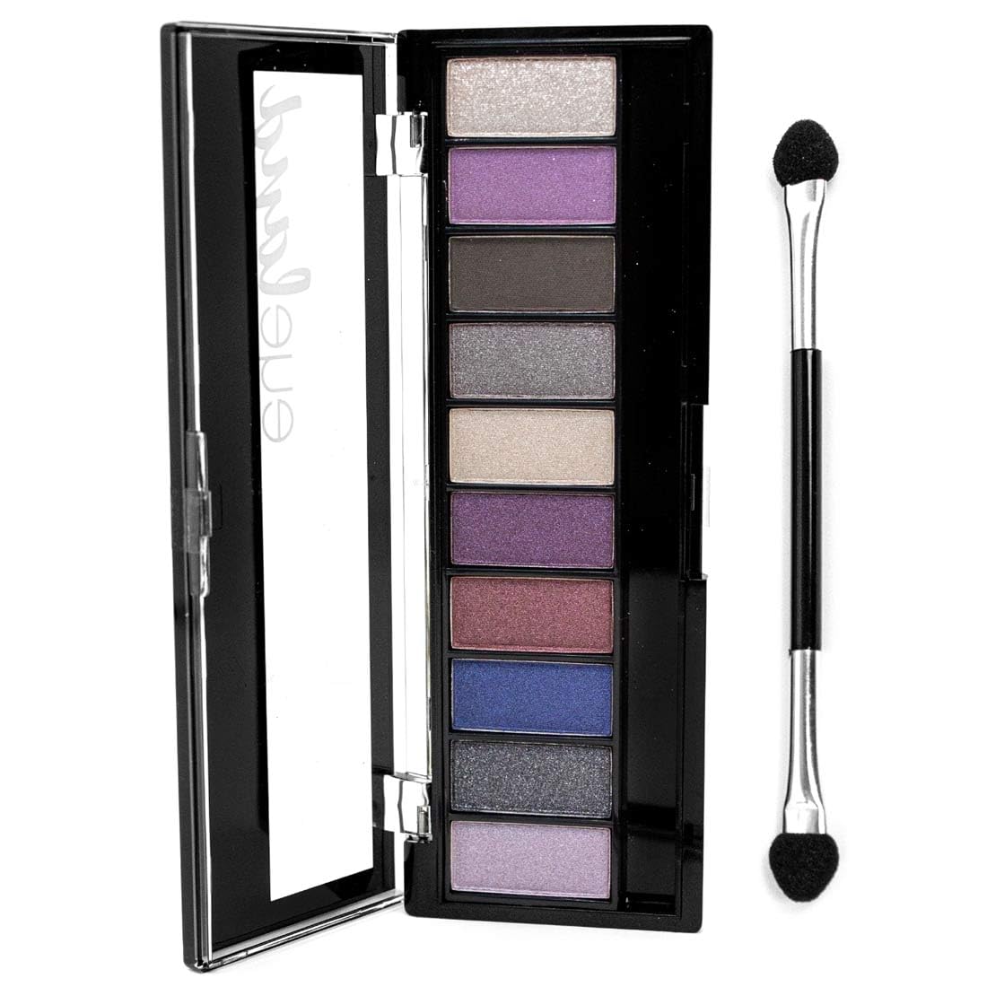 Palladio Eyeland Vibes, Escape to the Tropics, 10 Count Eyeshadow Palette, 5 Curated Palettes, Seductive Nudes to Vibrant Hues,