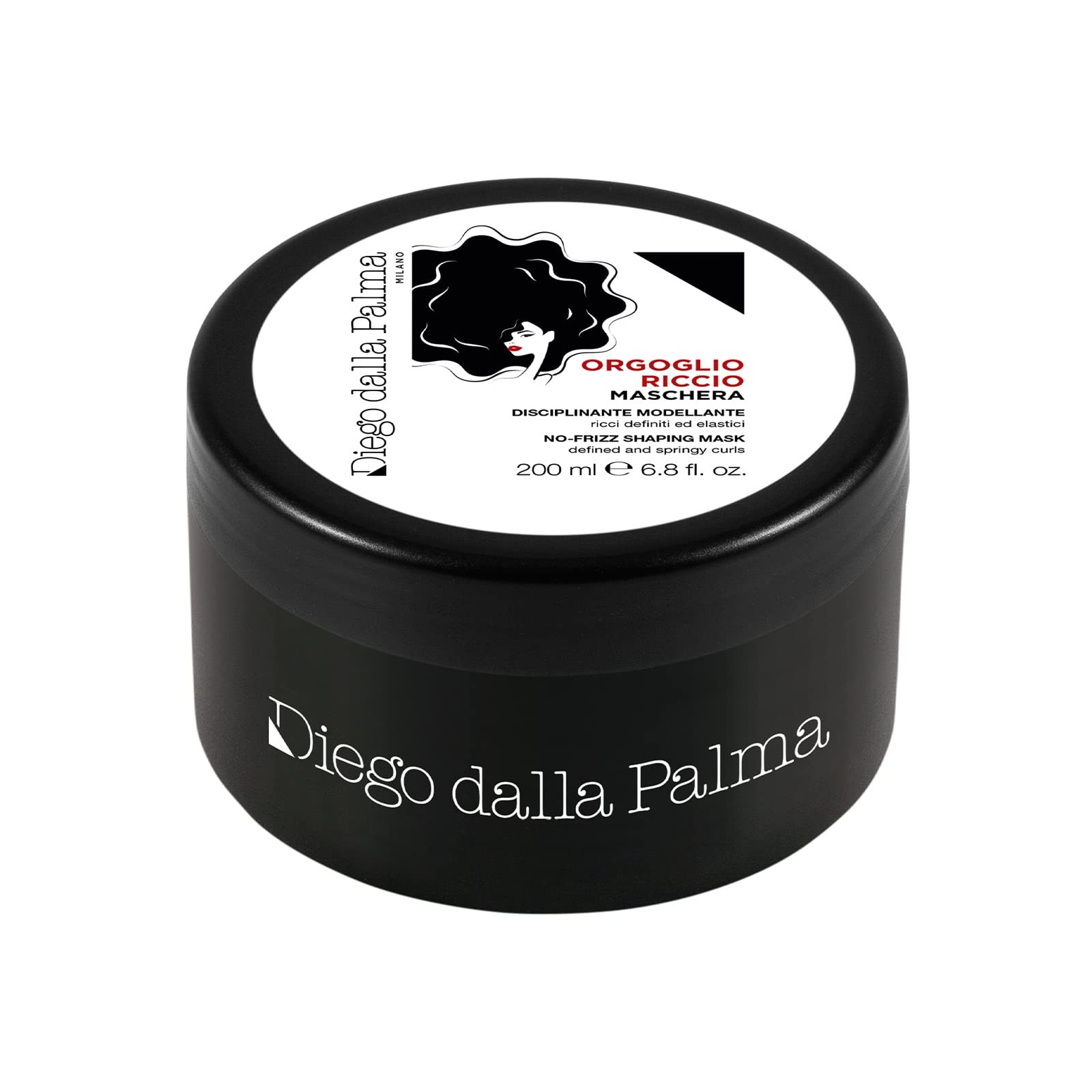 Diego dalla Palma Orgoglioriccio No-Frizz Shaping Hair Mask - Elasticizing And Repair Treatment - Supple And Soft - Provides Fri