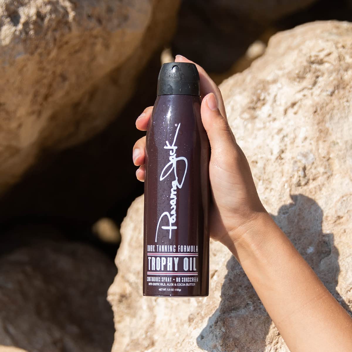 Panama Jack Trophy Suntan Oil - Contains No Sunscreen Protection (0 Spf), Light Formula With Exotic Oils, Aloe And Cocoa Butter,