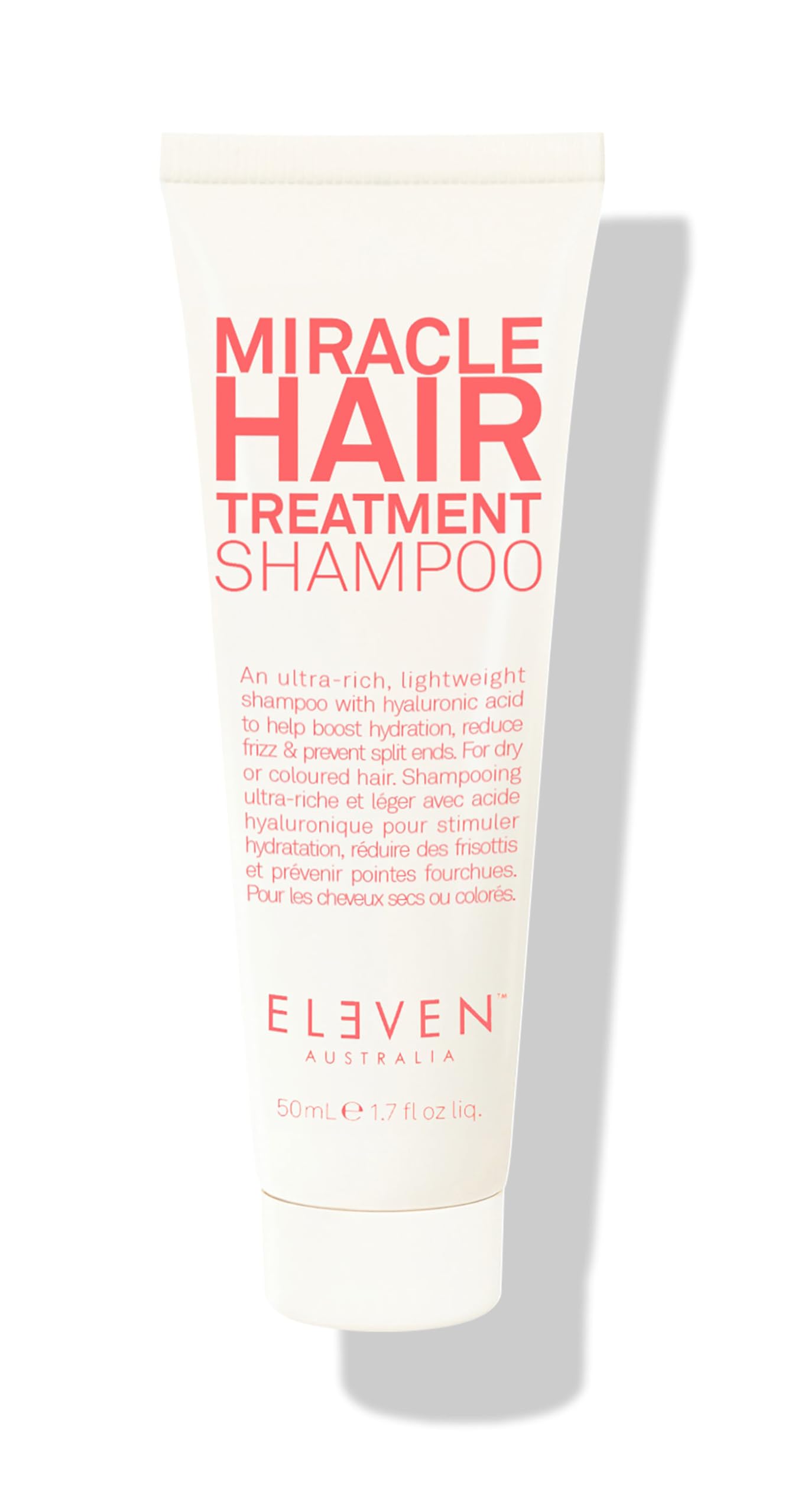 ELEVEN AUSTRALIA Miracle Hair Treatment Shampoo | Infused with Hyaluronic Acid to Help Boost Hydration, Reduce Frizz & Prevent S