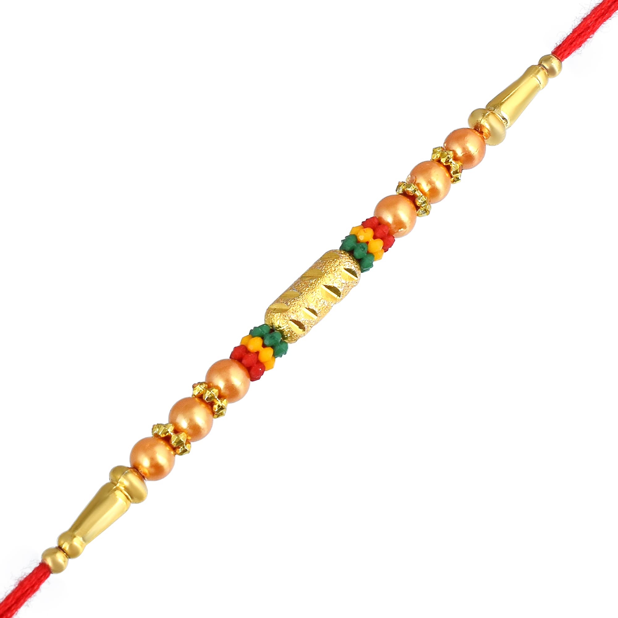 Dulci Rakhi For Family Raksha Bandhan Festival Rakhi For Bhaiya And Bhabhi, Indian Designer Latest Rakhi For Bhai Thread Bracele
