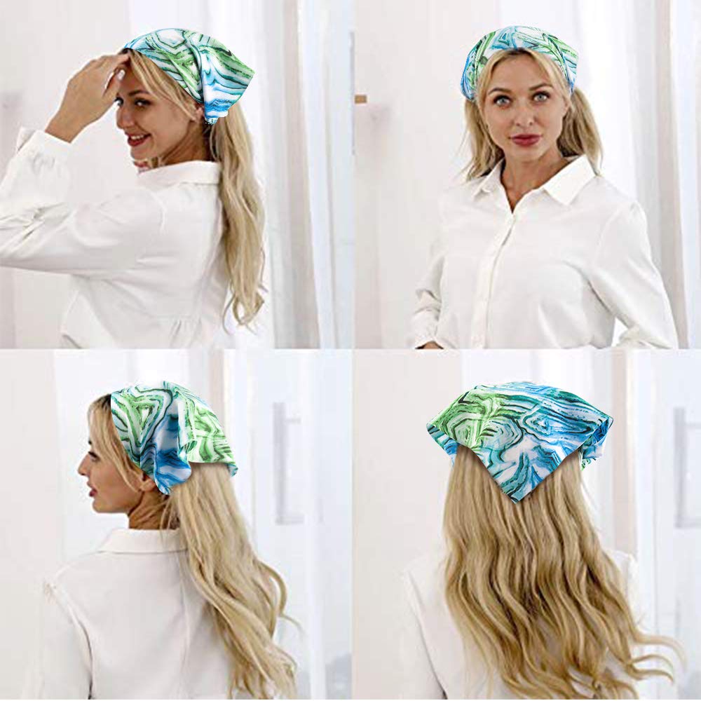 Tobatoba Bandana Headbands For Women, 5 Pack Tie Dye Hair Bandanas For Women