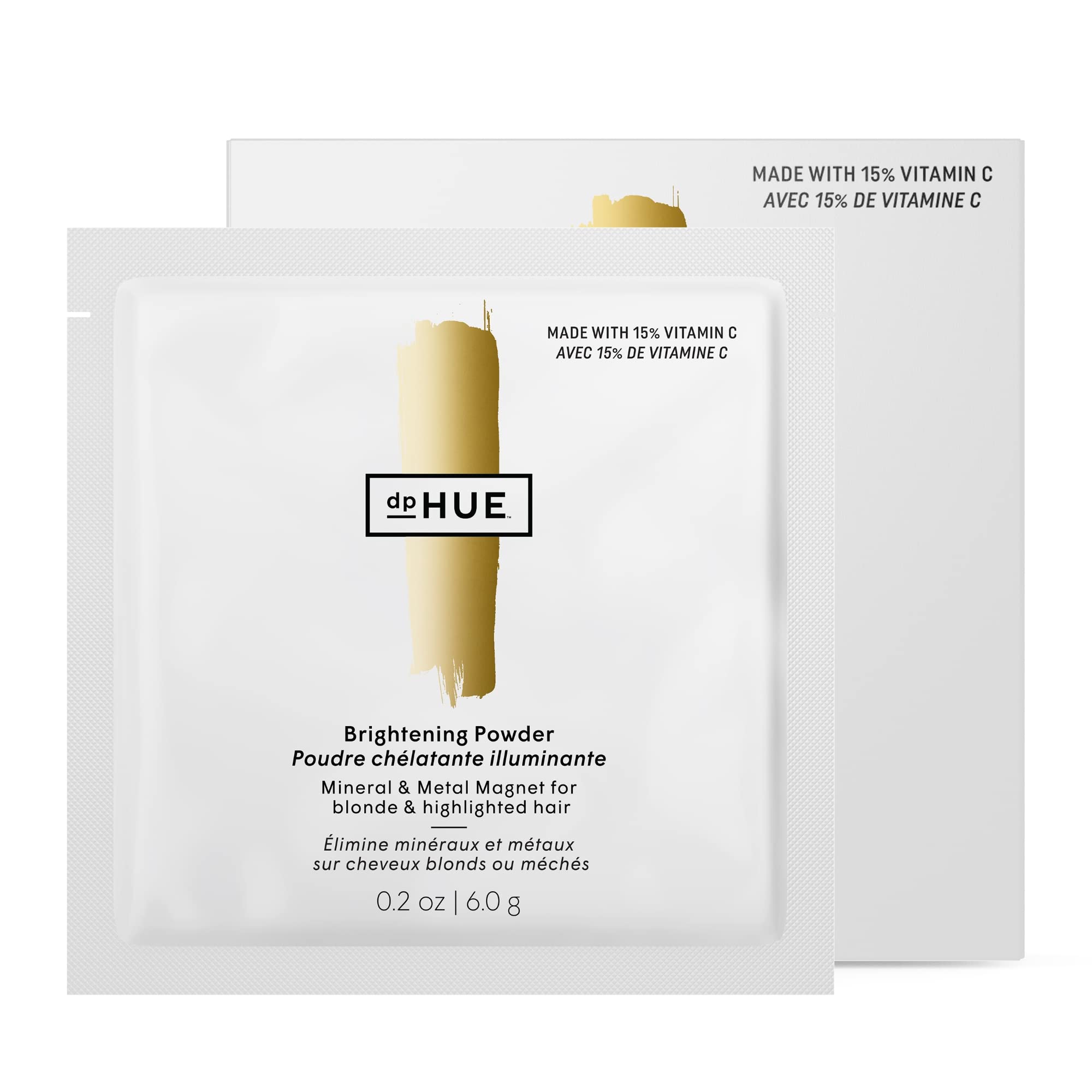 dpHUE Brightening Powder - 6 Uses - Boosts Brightness & Shine of Blonde or Highlighted Hair - Removes Minerals, Metals, Chlorine