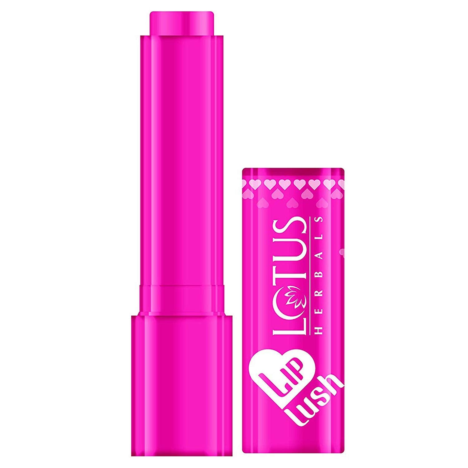 Lotus Herbals Lip Lush Tinted Lip Balm  Rosy Rose Blush | Spf 20 | 8H Moisturisation | 4G