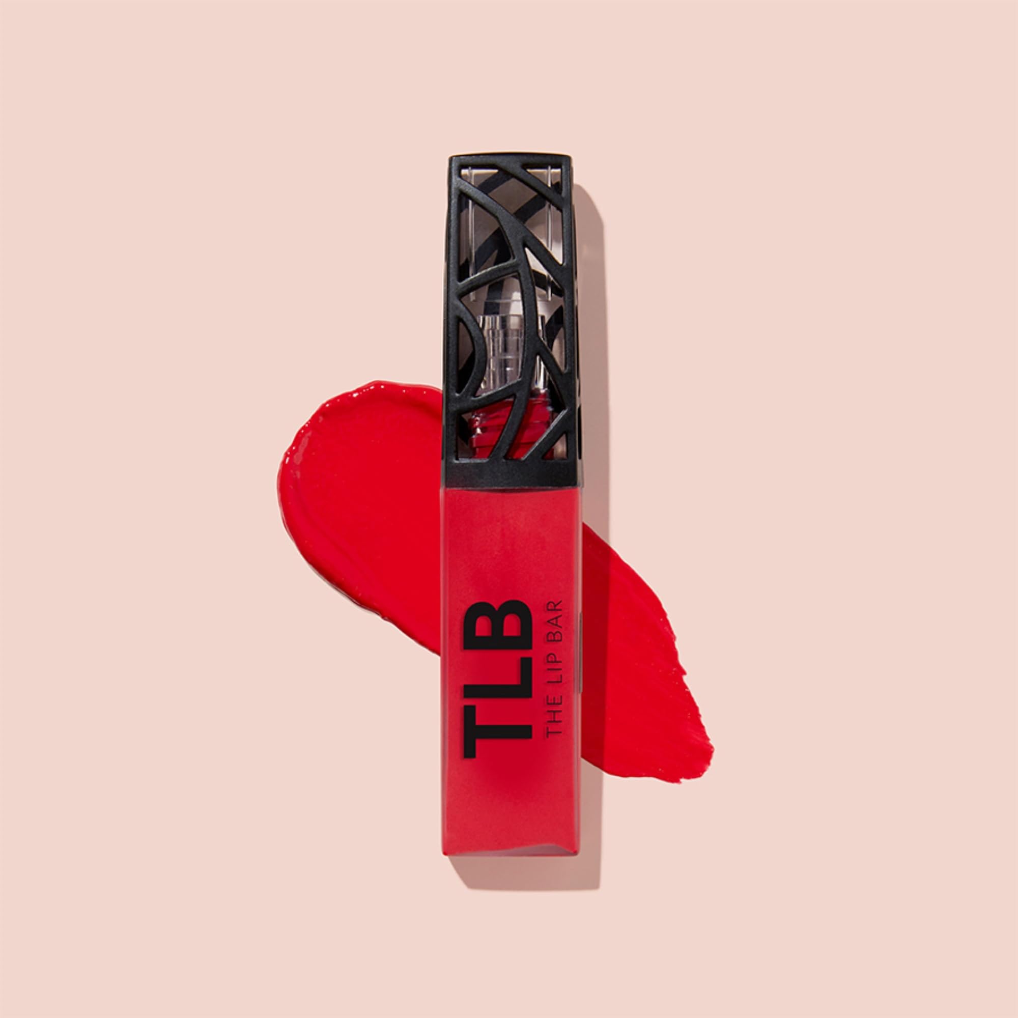 The Lip Bar Vegan Liquid Matte Lipstick, High Pigment Color & Long-Lasting With 8-12 Hours Of Wear, Haute Mess - Bright Pink-Red