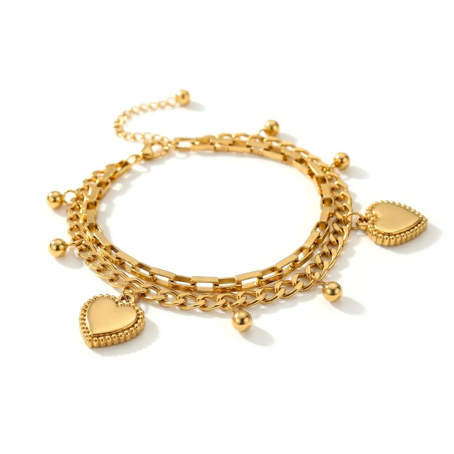 Palmonas Hearts All Over Bracelet For Women  Jewellery Gift For Girls & Women, Waterproof Anti Tarnish Bracelets | Stylish & Tr
