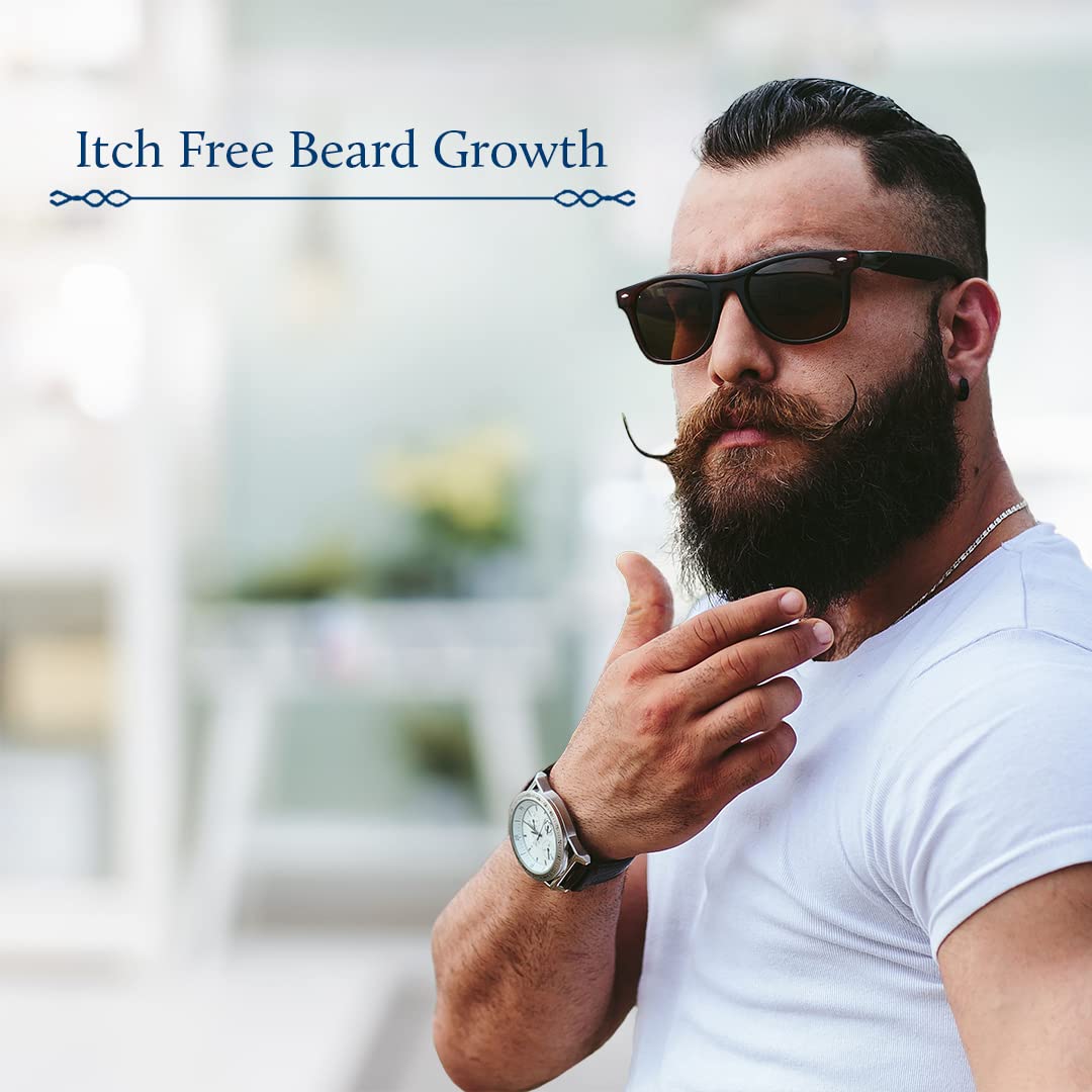 Blue Nectar Beard Oil for Men, Natural Moustache and Beard Growth Oil and Beard Softener for softer, helps in dandruff contains