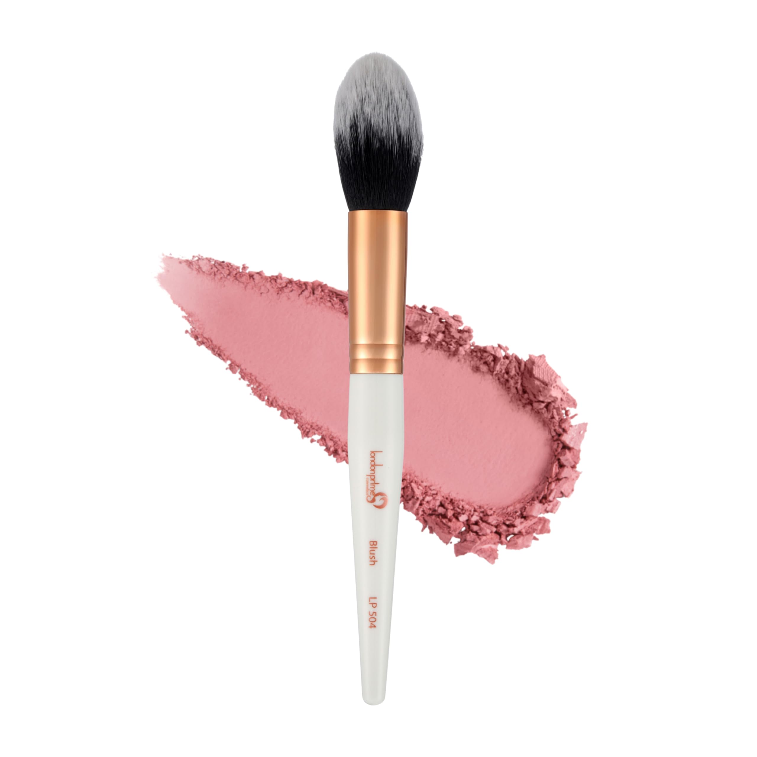London Prime Blusher Brush  Fluffy Soft Bristles For Cheek & Face, Powder & Cream Makeup, Multipurpose Blending & Sculpting, Pr
