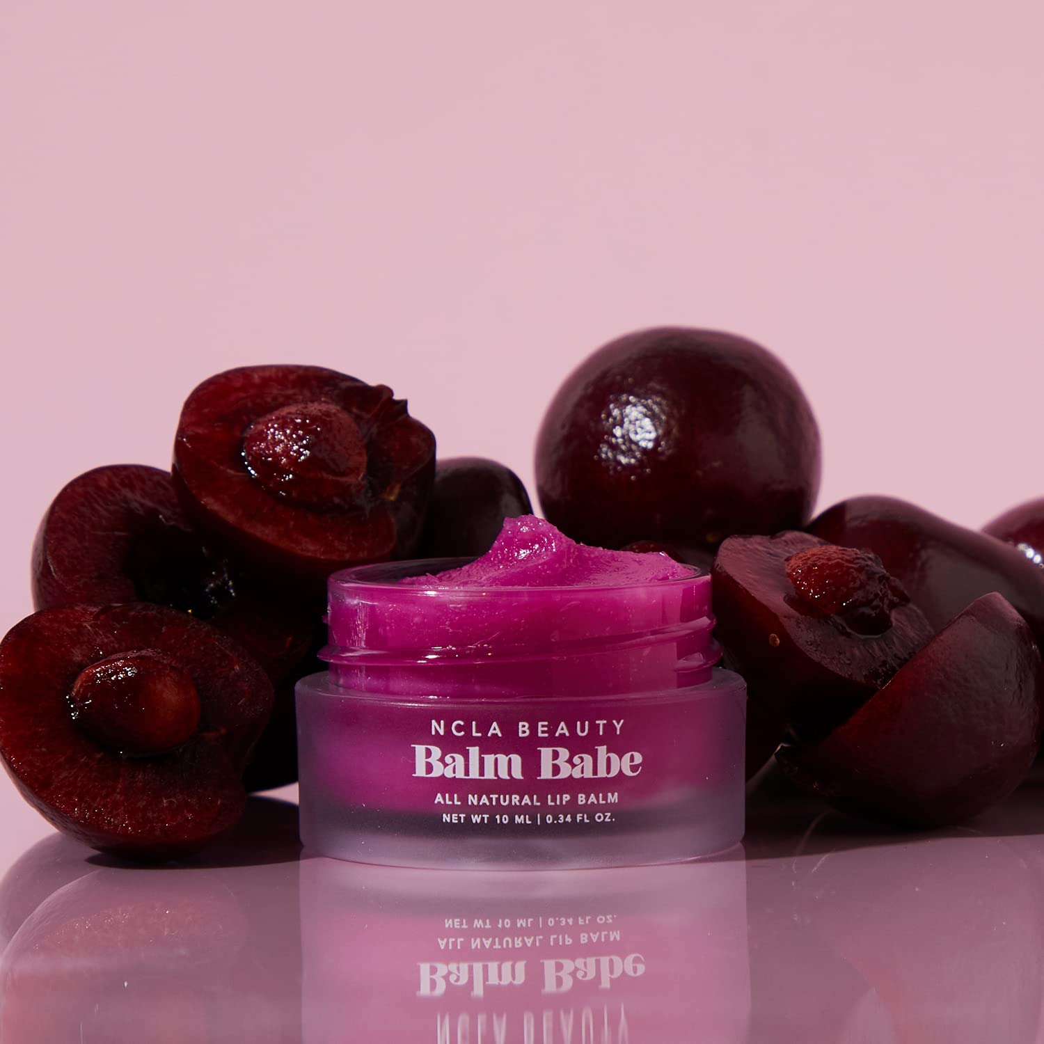 NCLA - Natural Balm Babe Lip Balm | Vegan, Cruelty-Free, Clean Skincare (Black Cherry)