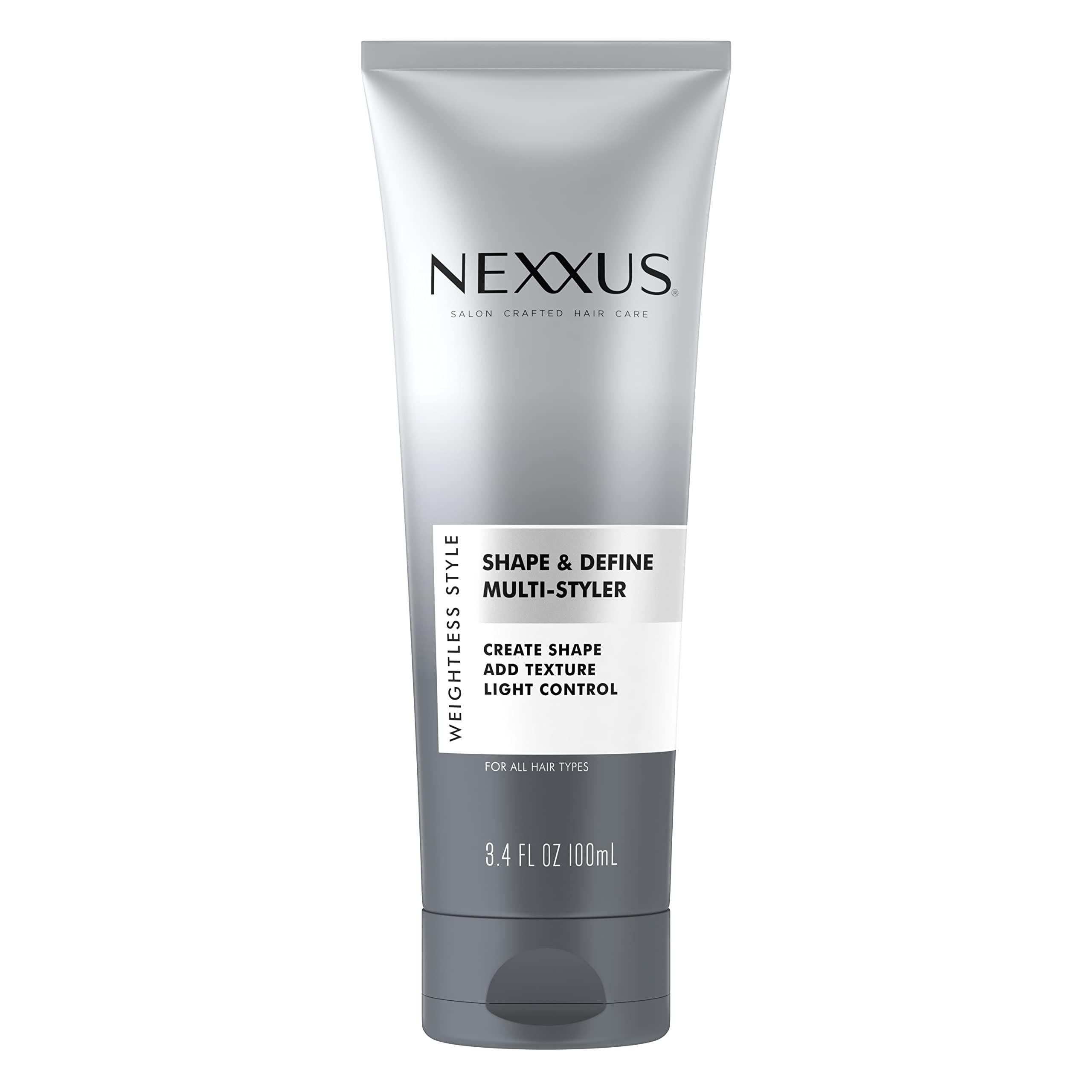 Nexxus Shape and Define Multi-Styler For a Light Hold Weightless Styling Cream Shape, Define and Texture Hair Styling Cream 3.4 