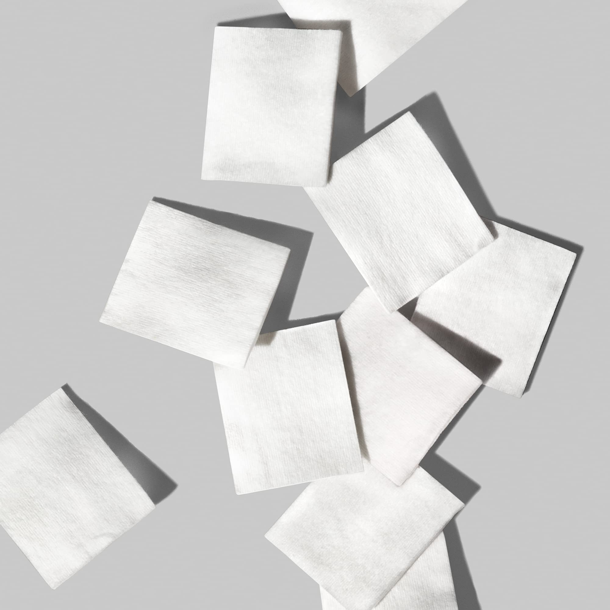 Shiseido Facial Cotton Pads - Includes 165 Squares - For Softener Application & Makeup Removal - 100% Natural, Super Soft