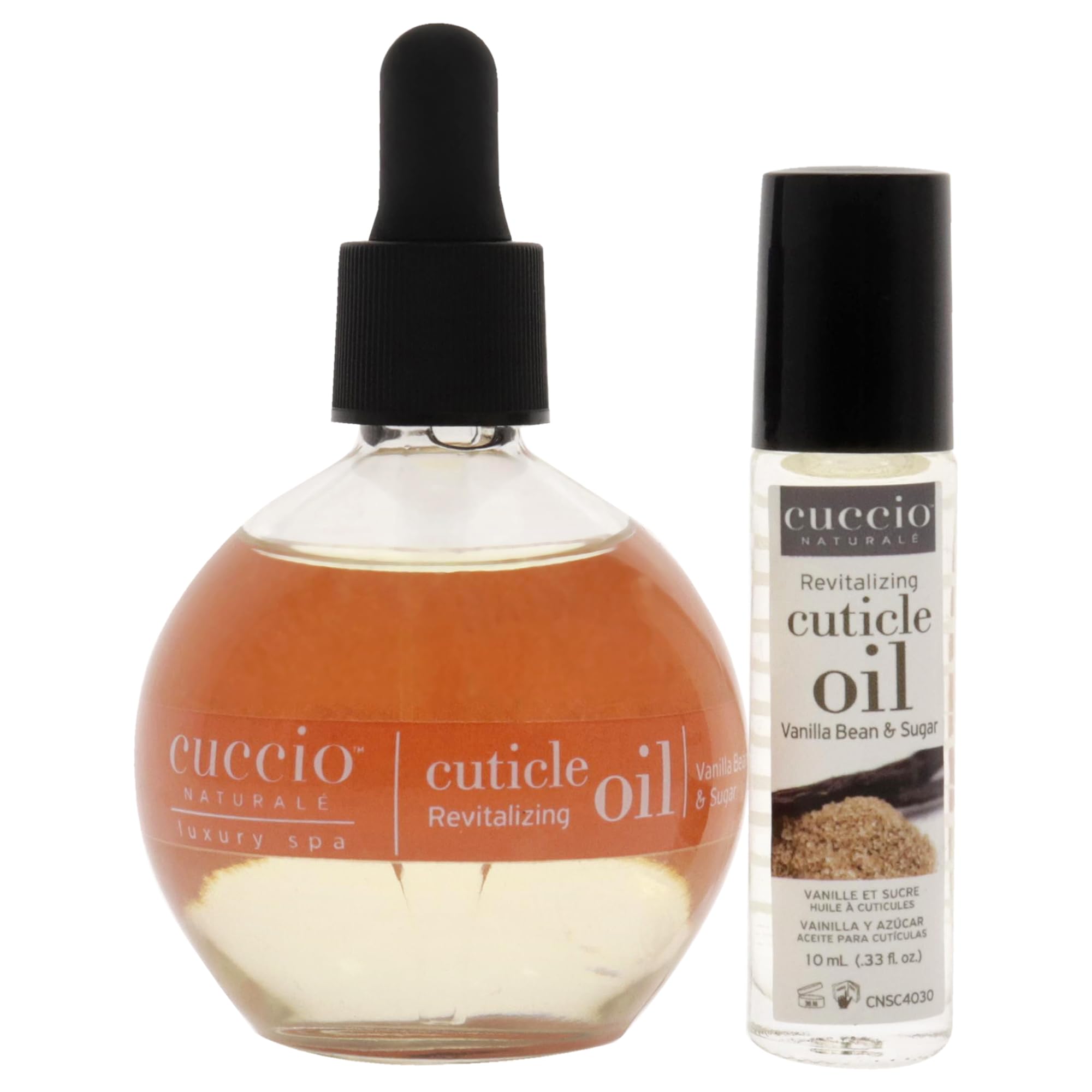 cuccio Naturale cuticle Revitalizing Oil Set - Hydrating Oils for Instant cuticle Repair for Dry, Damaged Skin and Nails - Parab